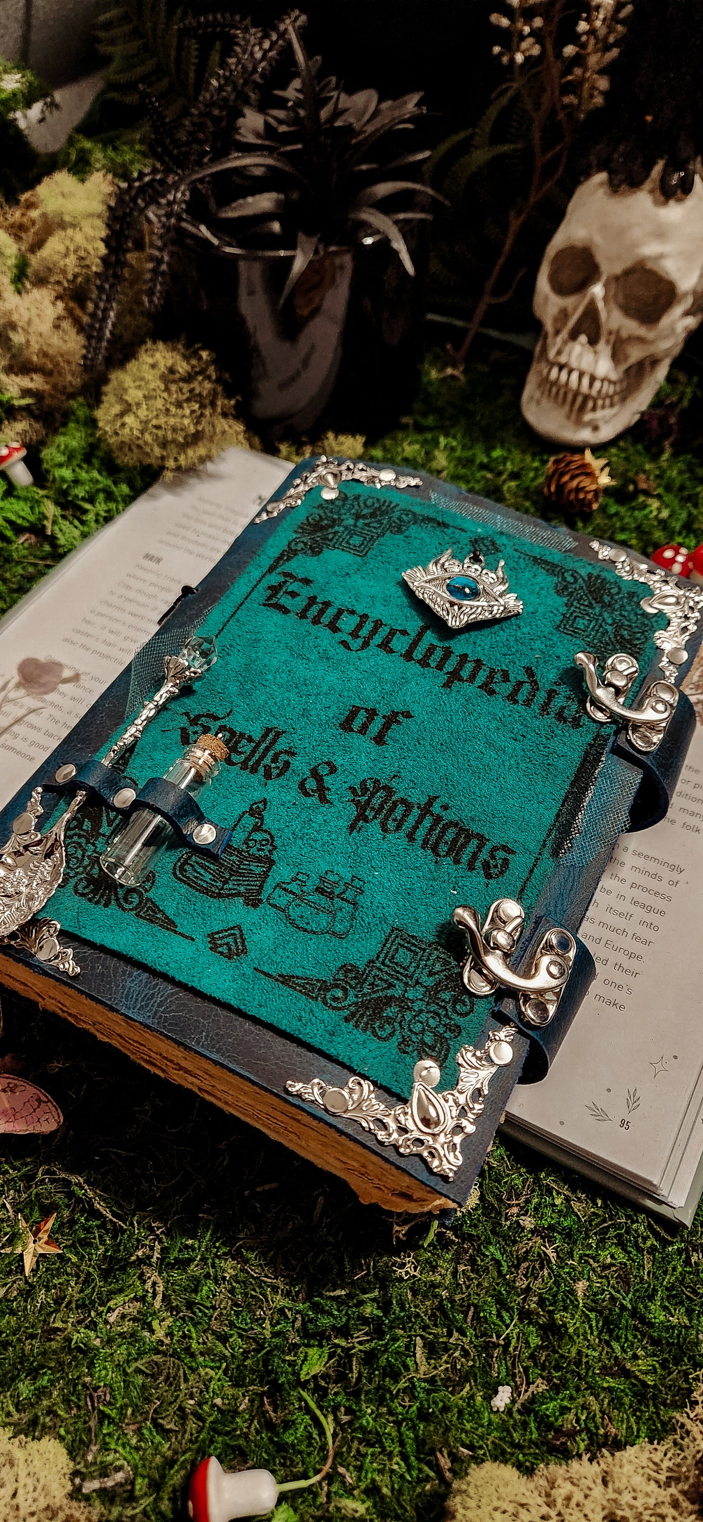 Encyclopedia of spells and potions leather journal