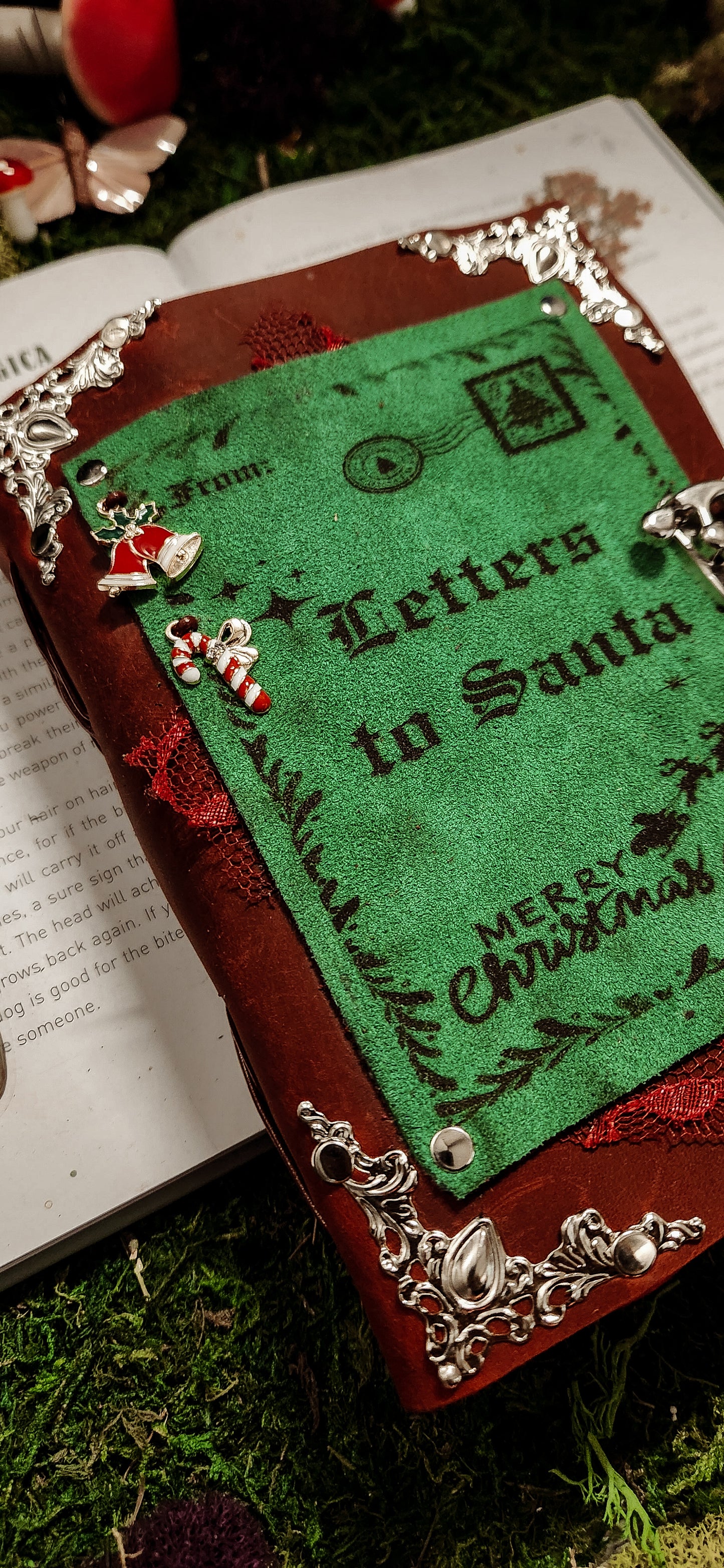 Letters to Santa leather journal