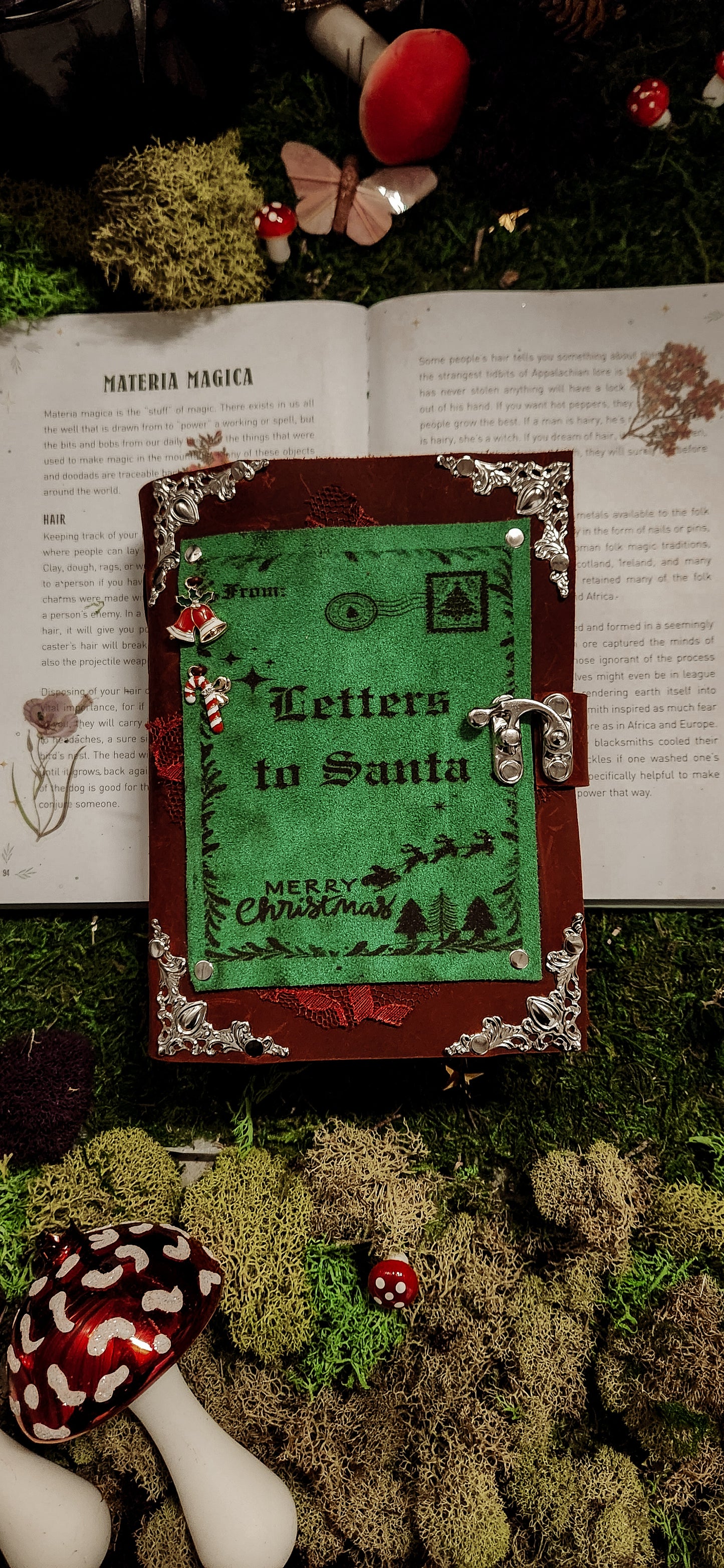 Letters to Santa leather journal
