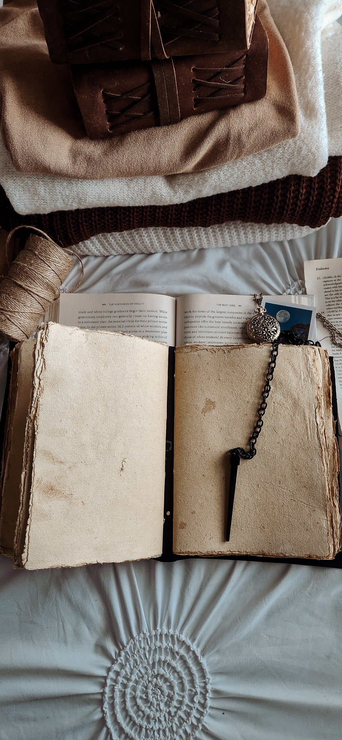 Just a girl leather journal