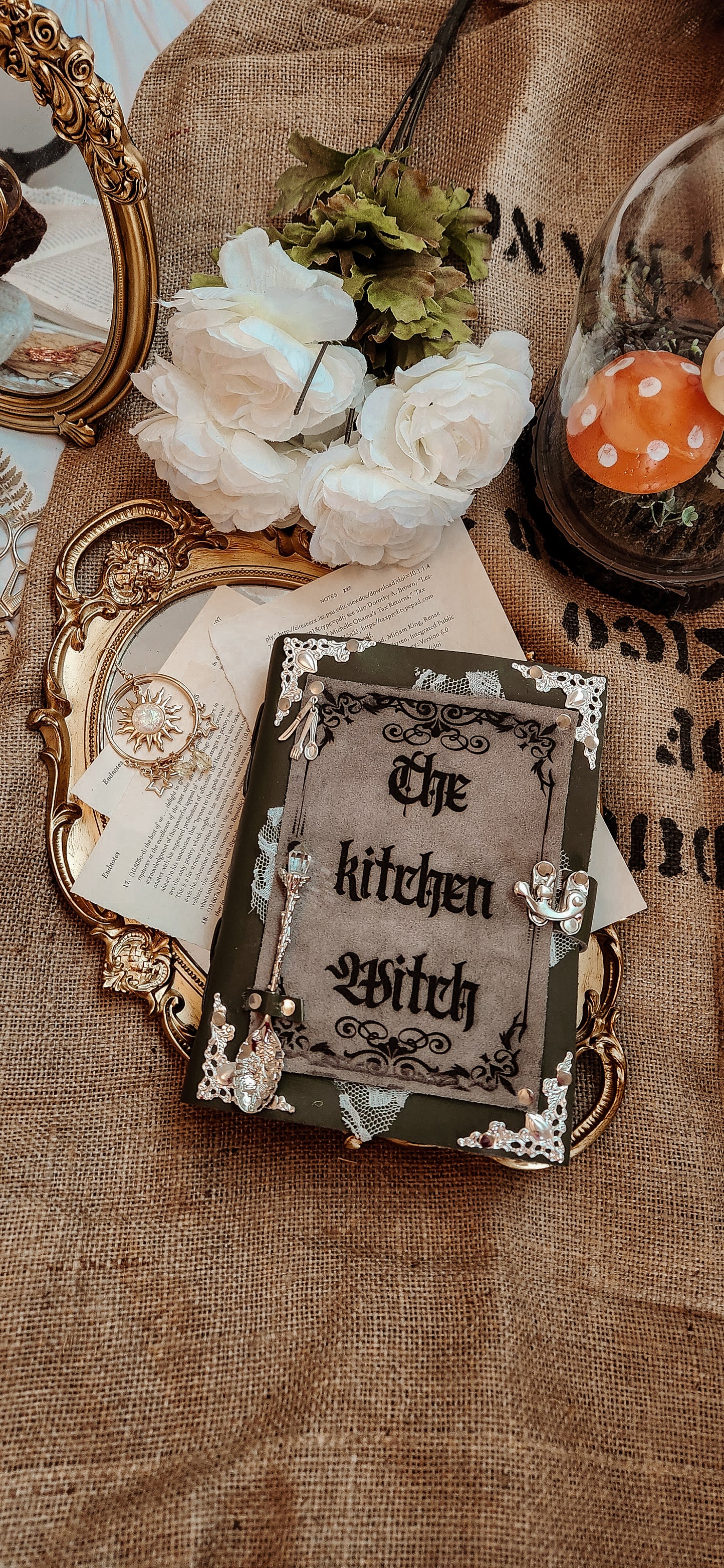 The Kitchen Witch leather journal