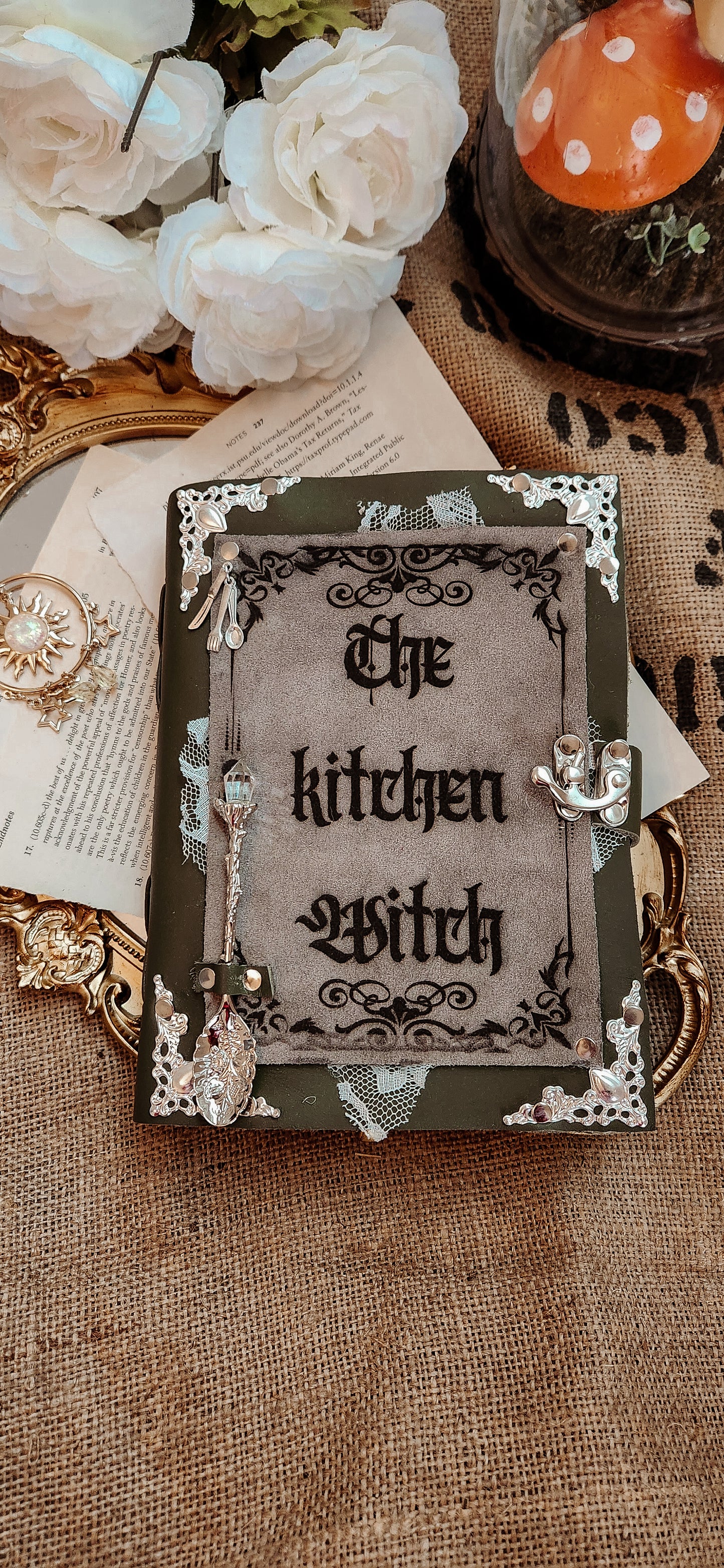 The Kitchen Witch leather journal