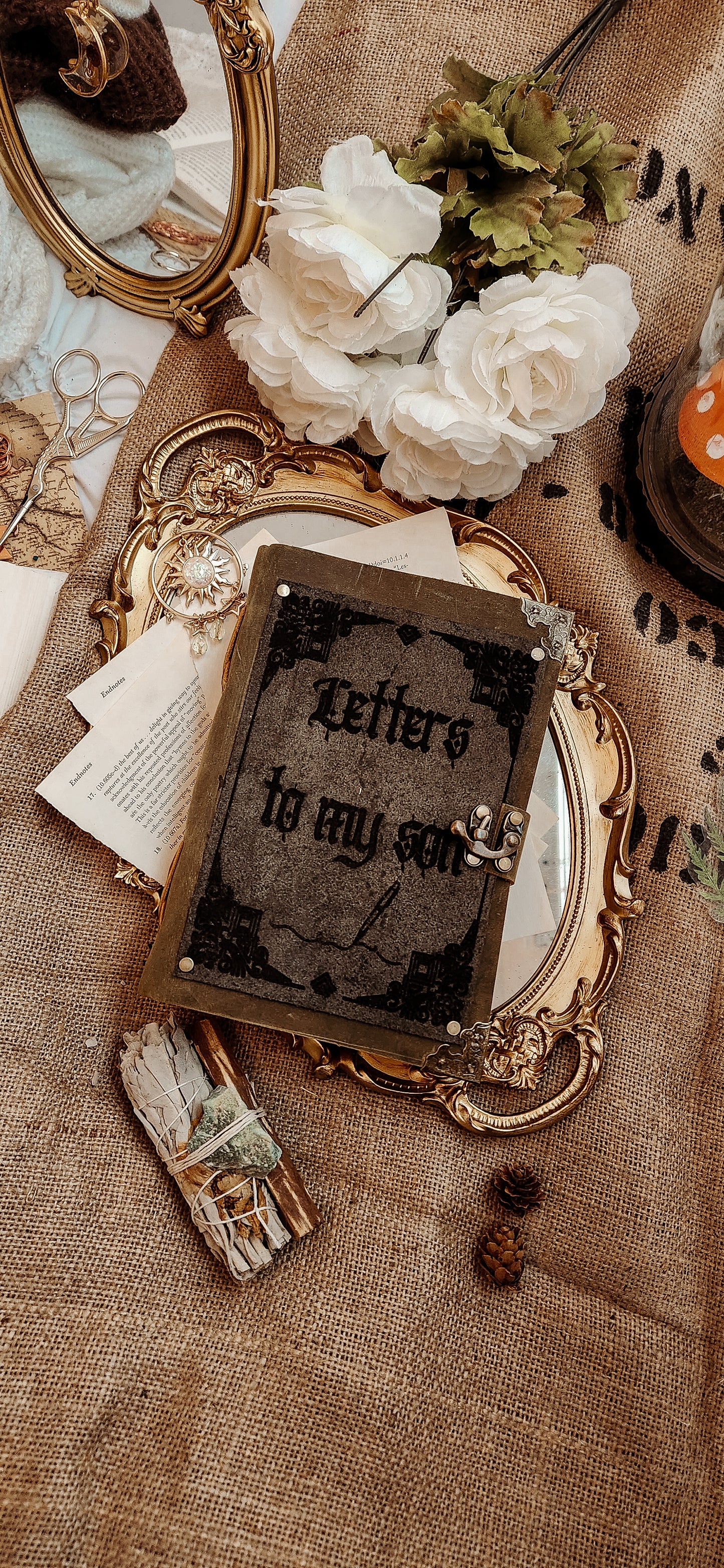 Letters to my son/daughter leather journal