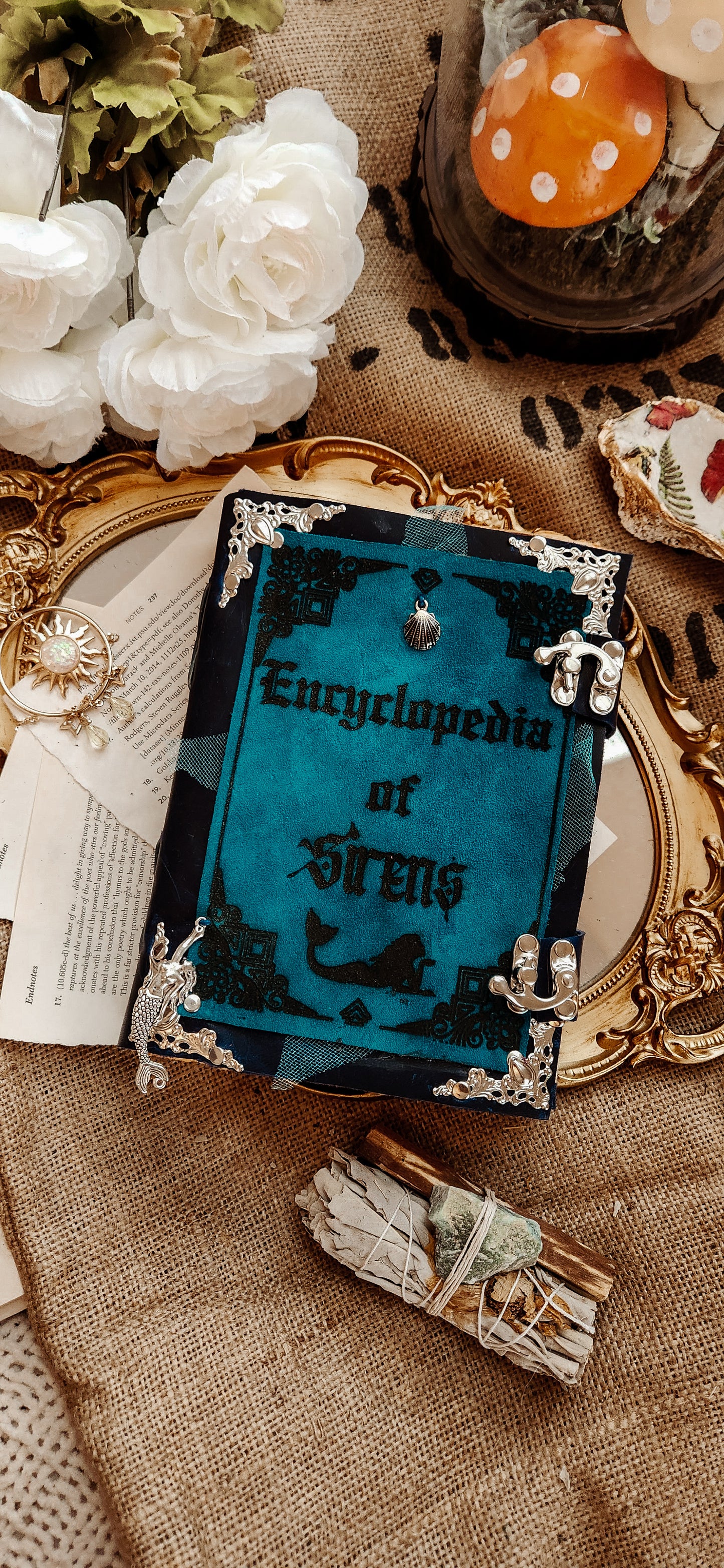 Encyclopedia of Sirens leather journal