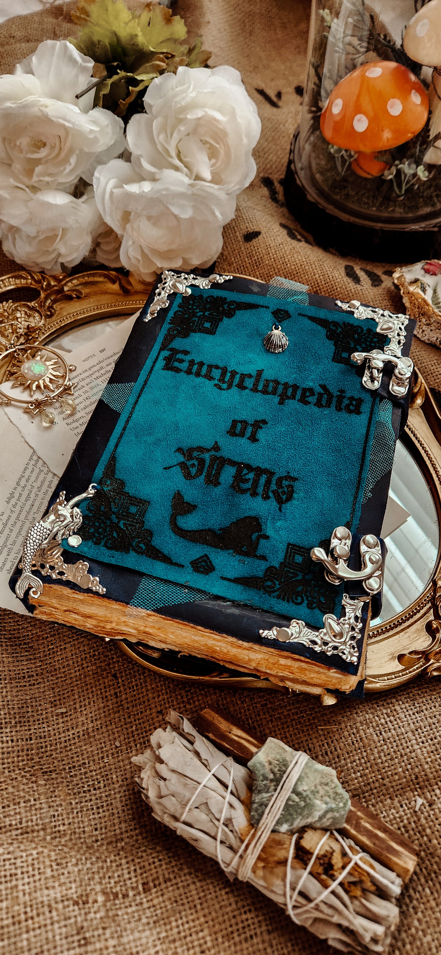 Encyclopedia of Sirens leather journal
