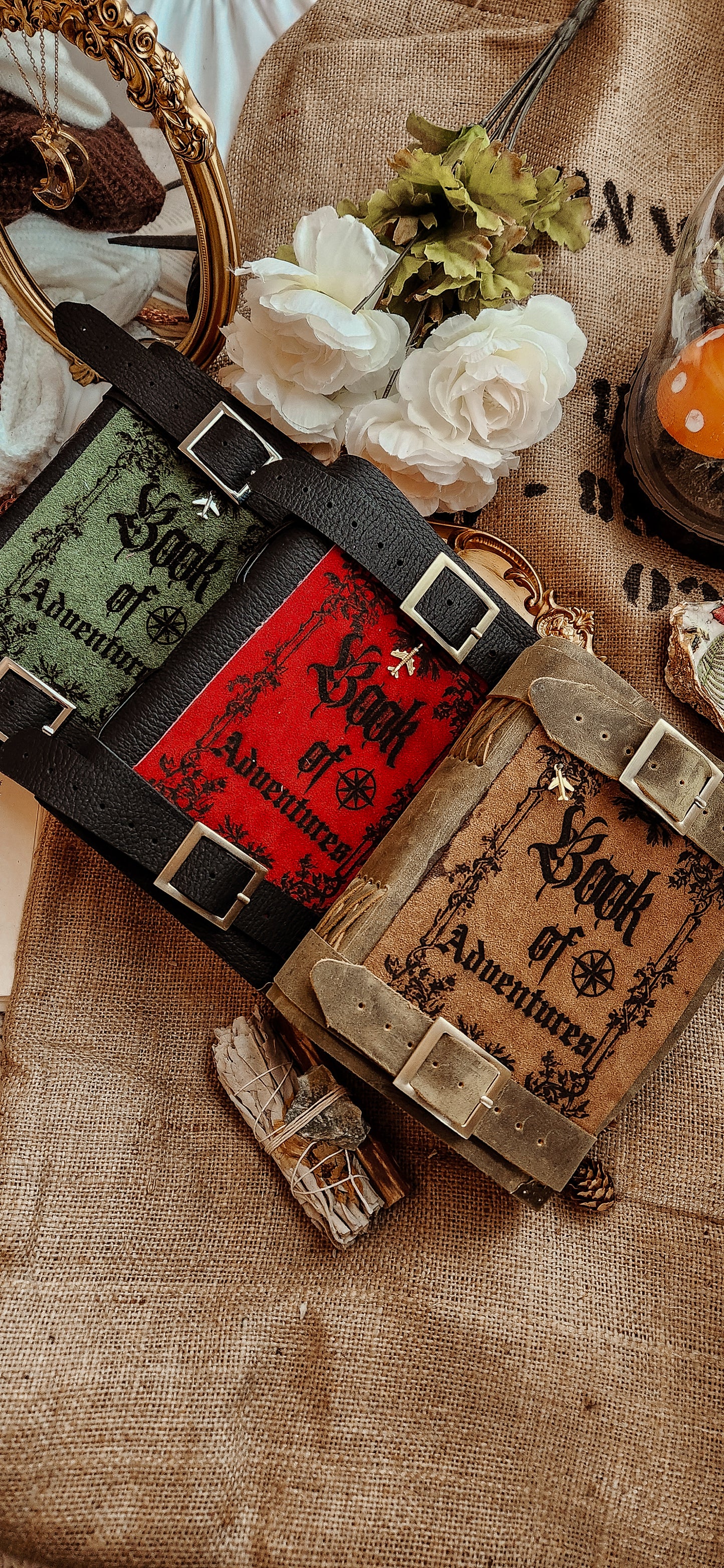 Book or Adventures leather journal