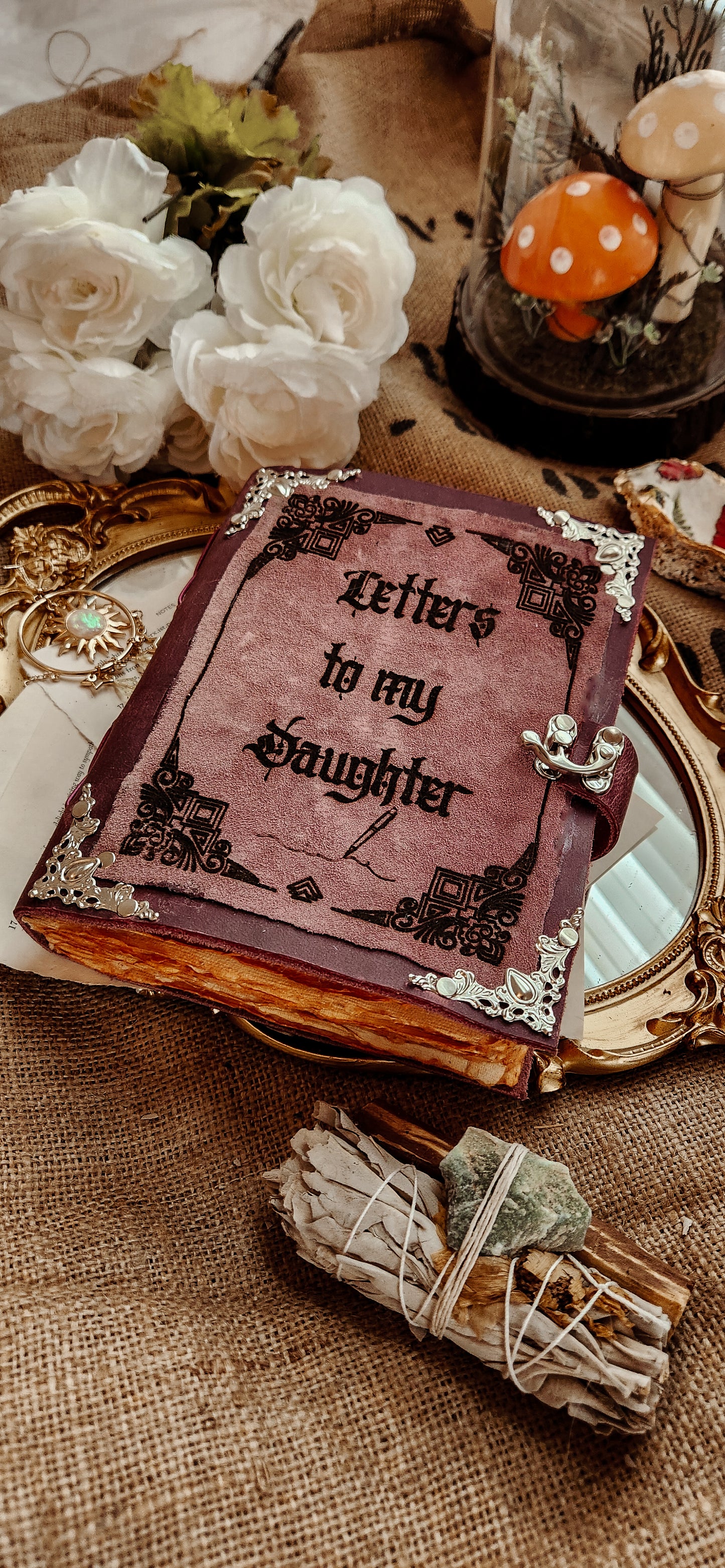 Letters to my son/daughter leather journal