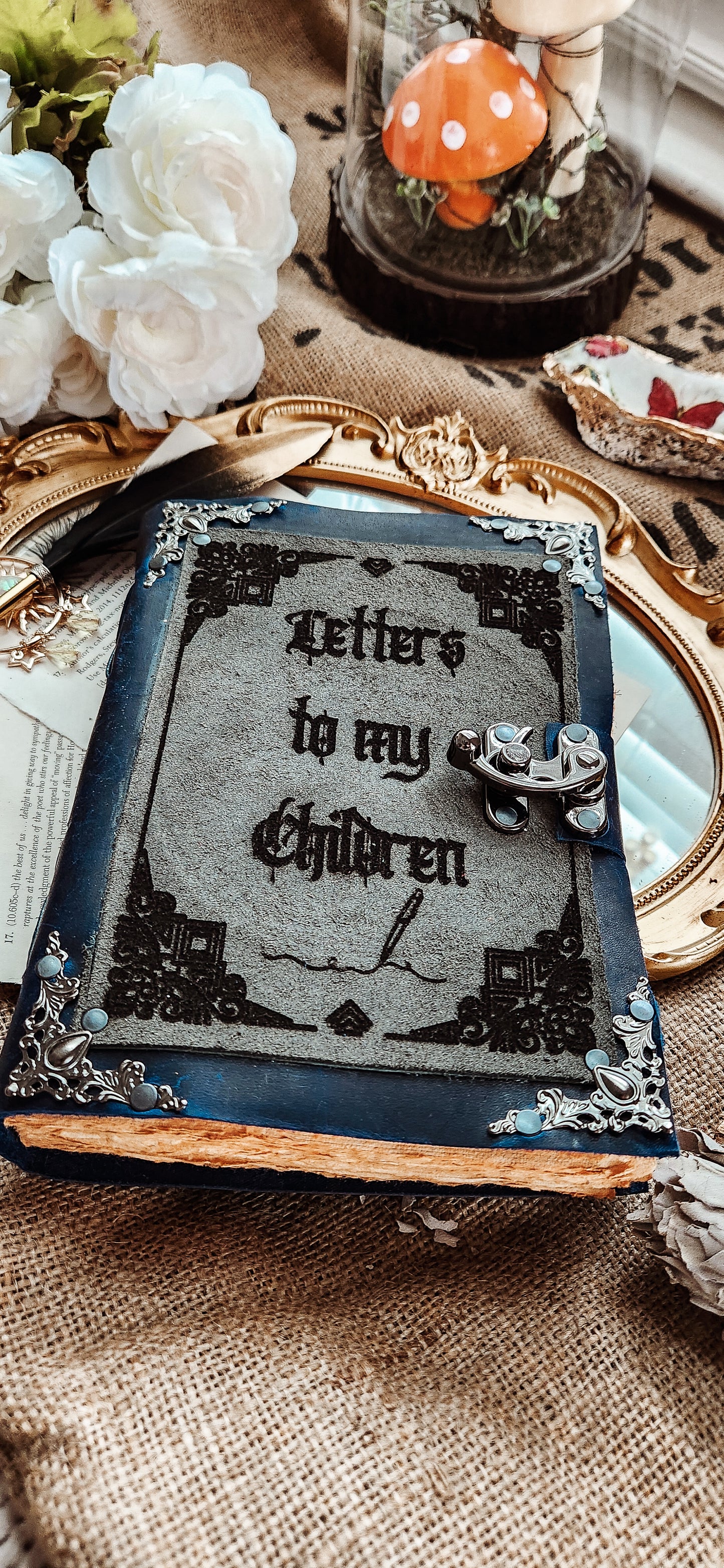 Letters to my children leather journal