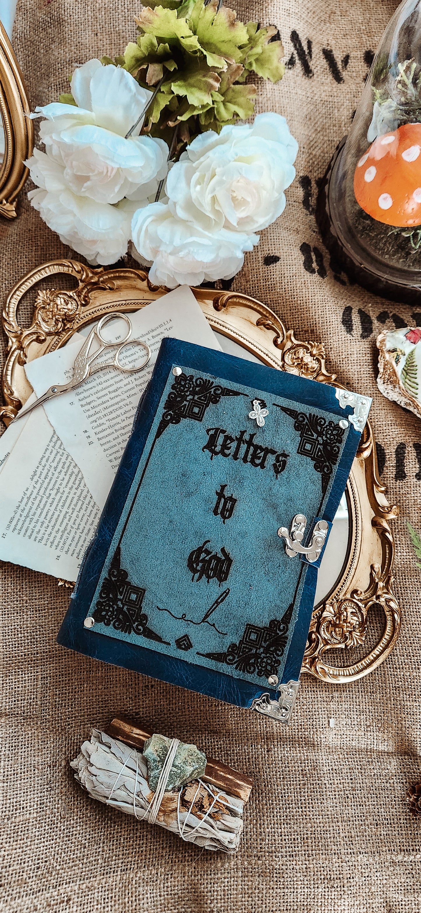 Letters to God leather journal