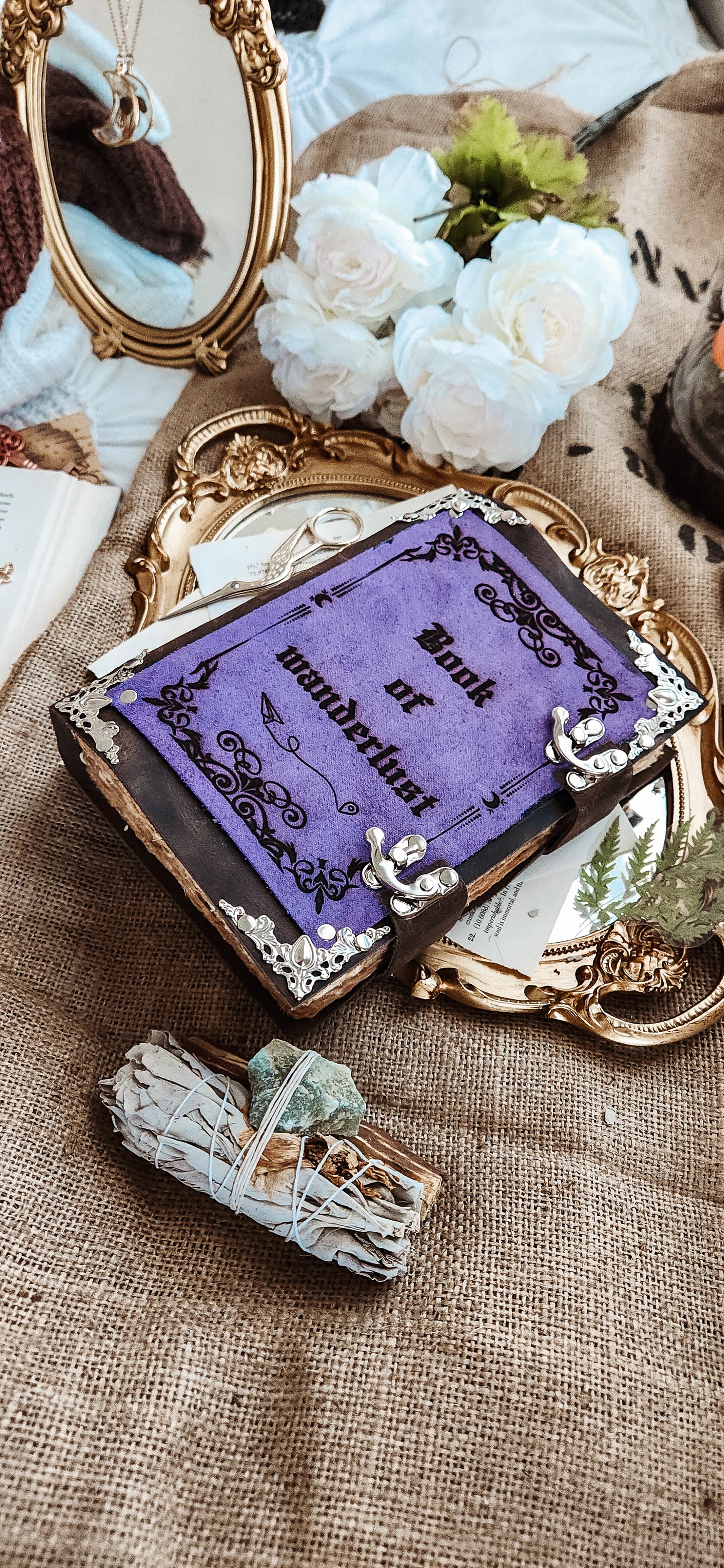 Book of wanderlust leather journal