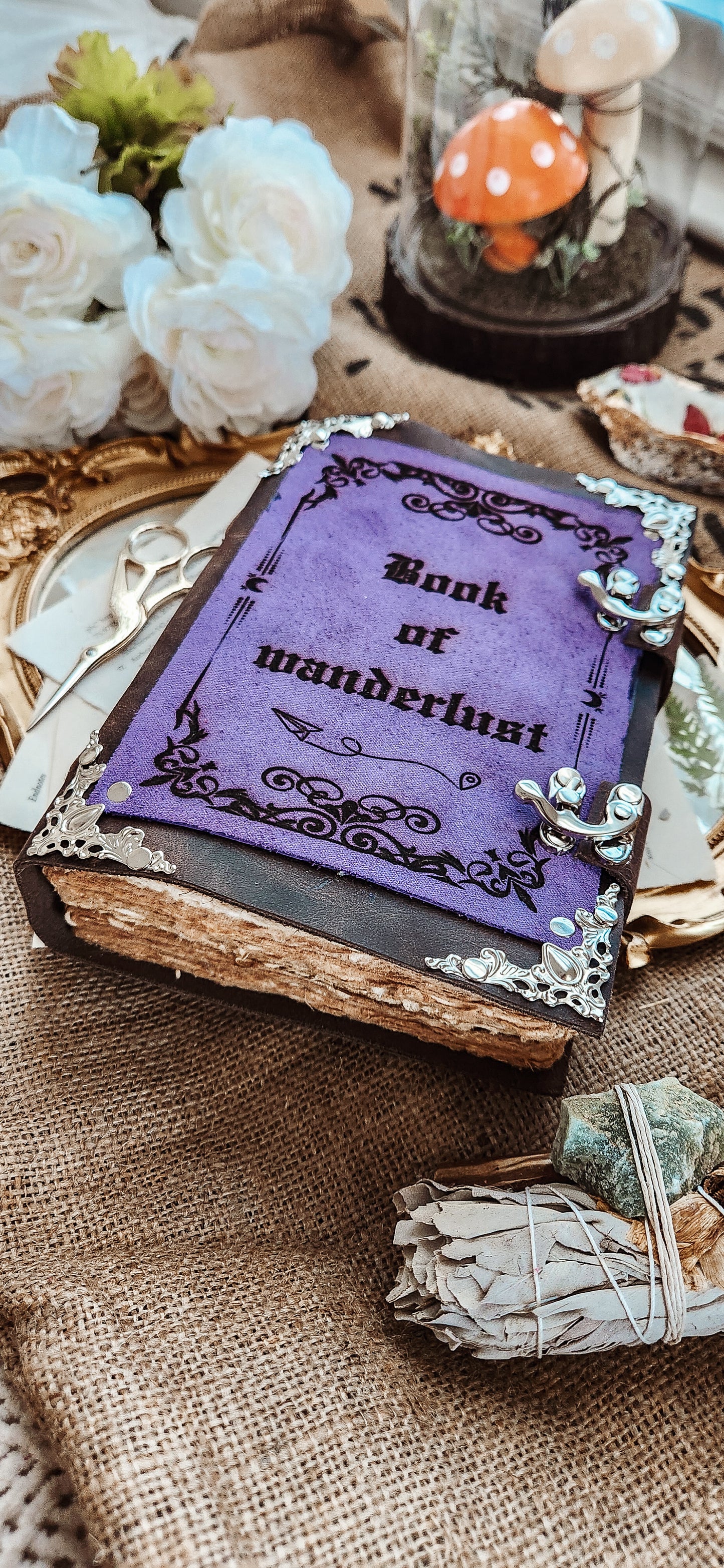 Book of wanderlust leather journal
