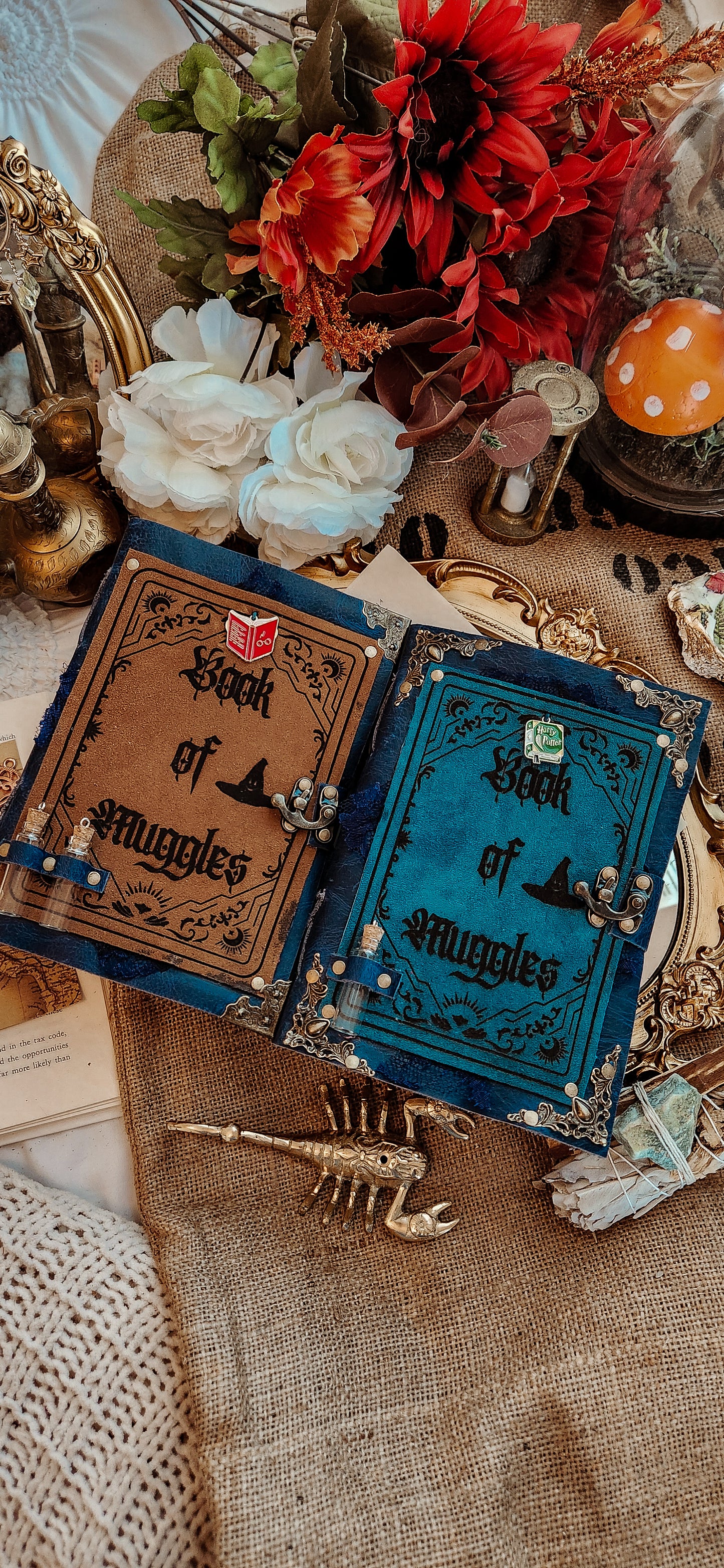 Harry Potter Book of Muggles leather journal