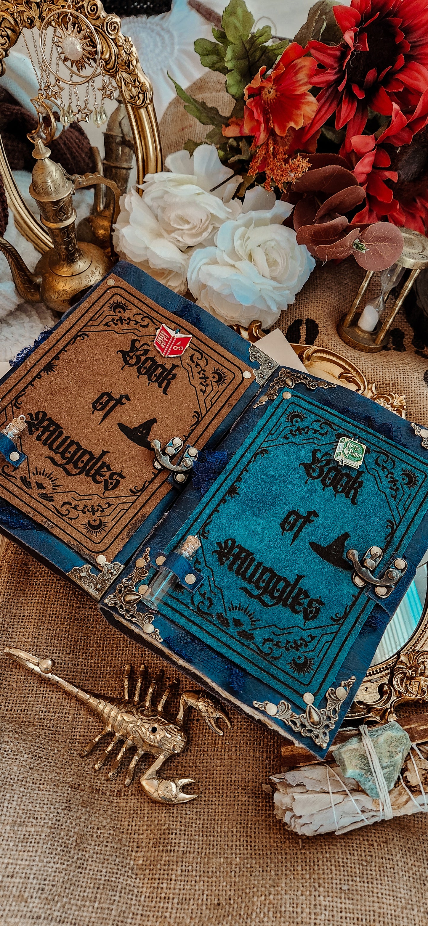 Harry Potter Book of Muggles leather journal