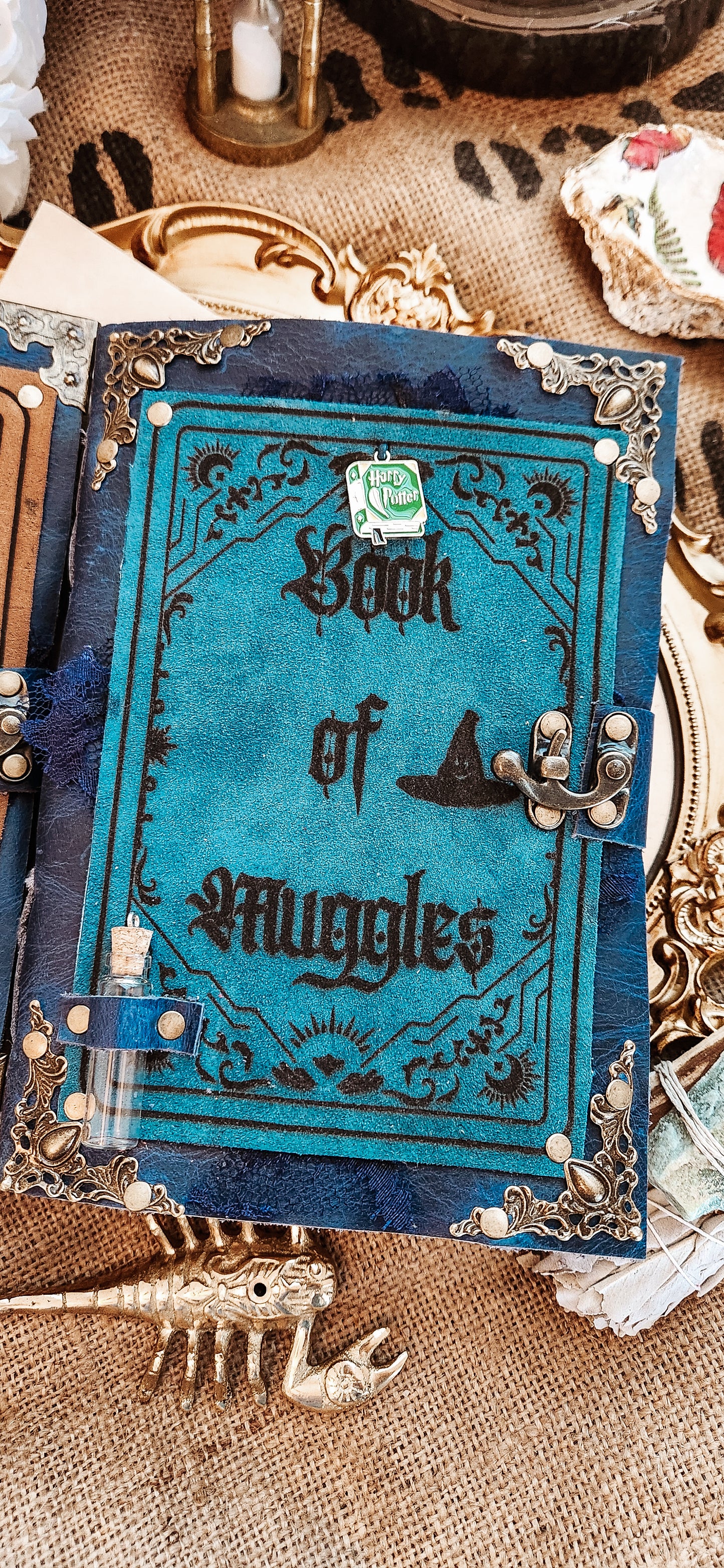 Harry Potter Book of Muggles leather journal