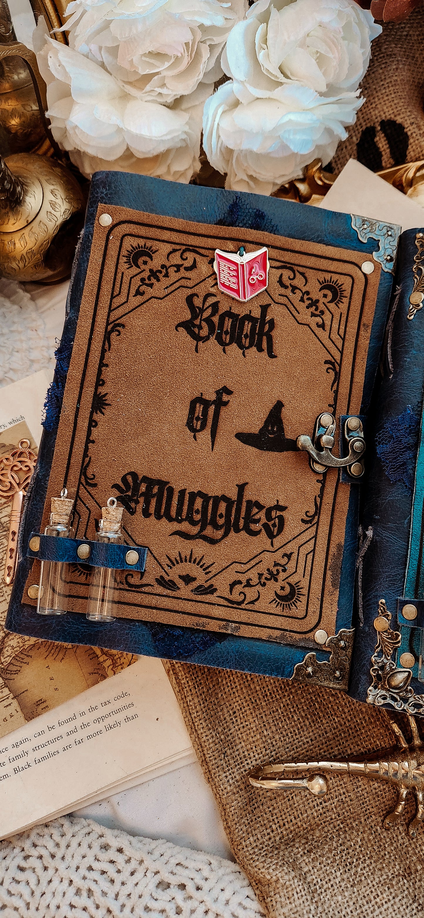 Harry Potter Book of Muggles leather journal