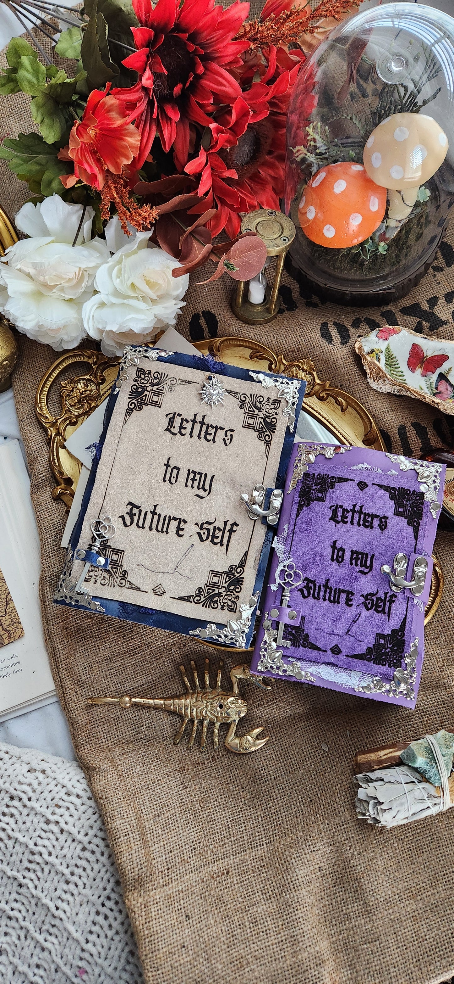 Letters to my future self leather journal