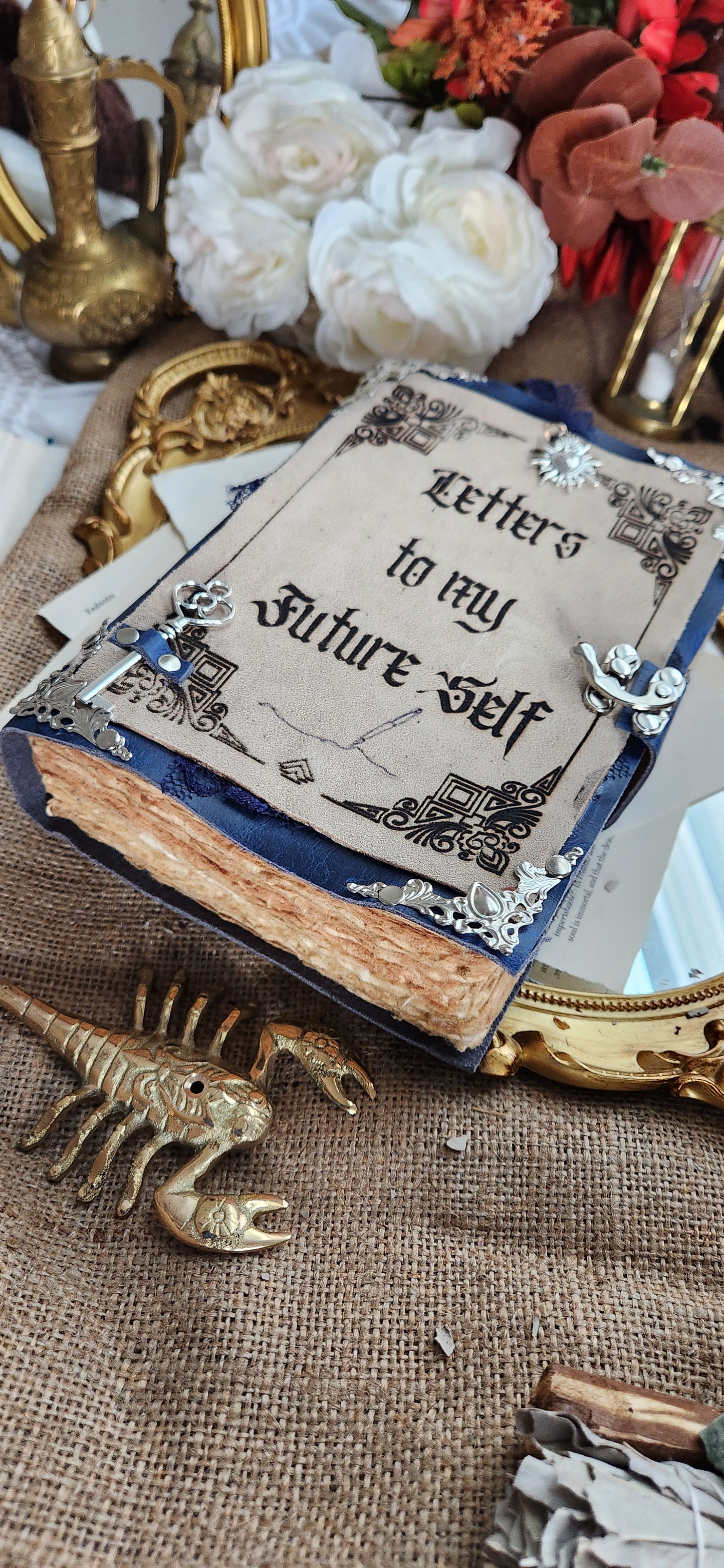 Letters to my future self leather journal