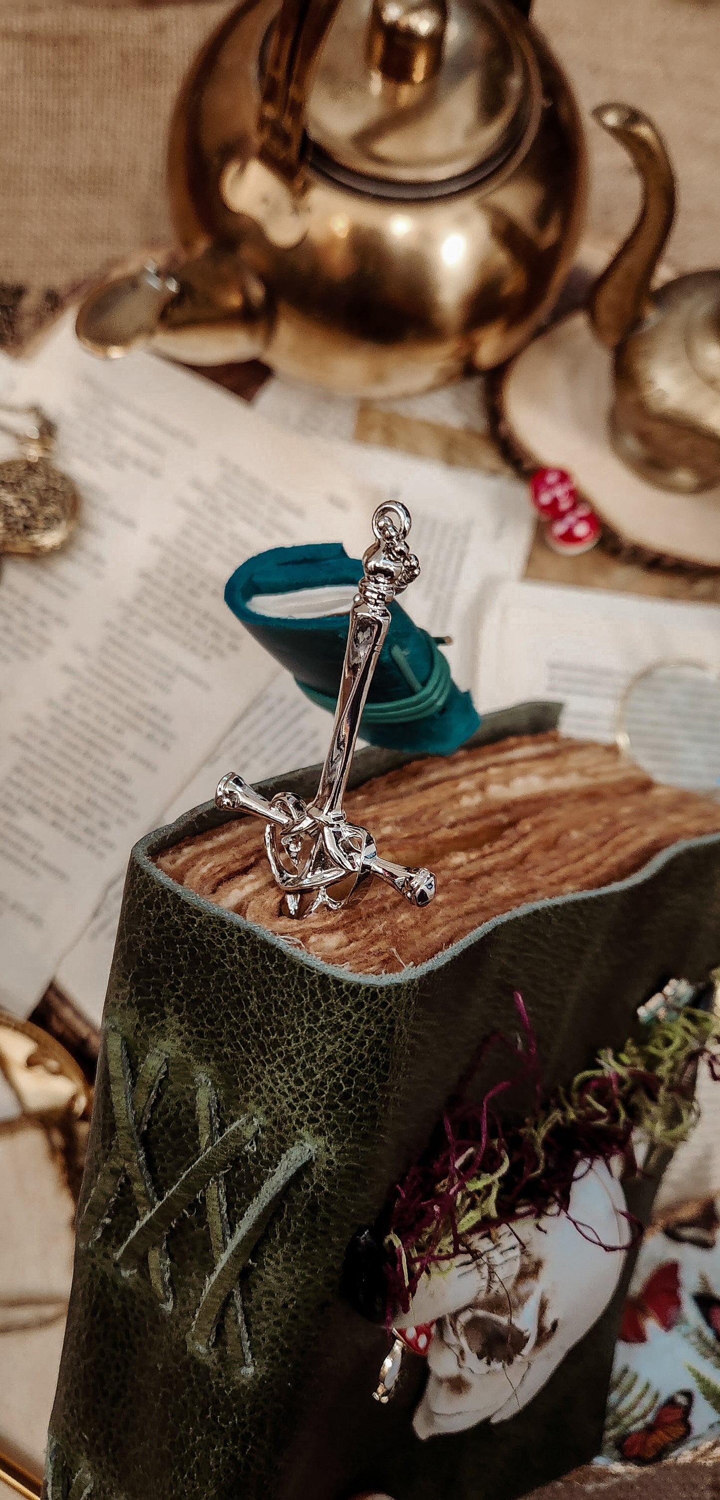 Sword bookmark leather journal