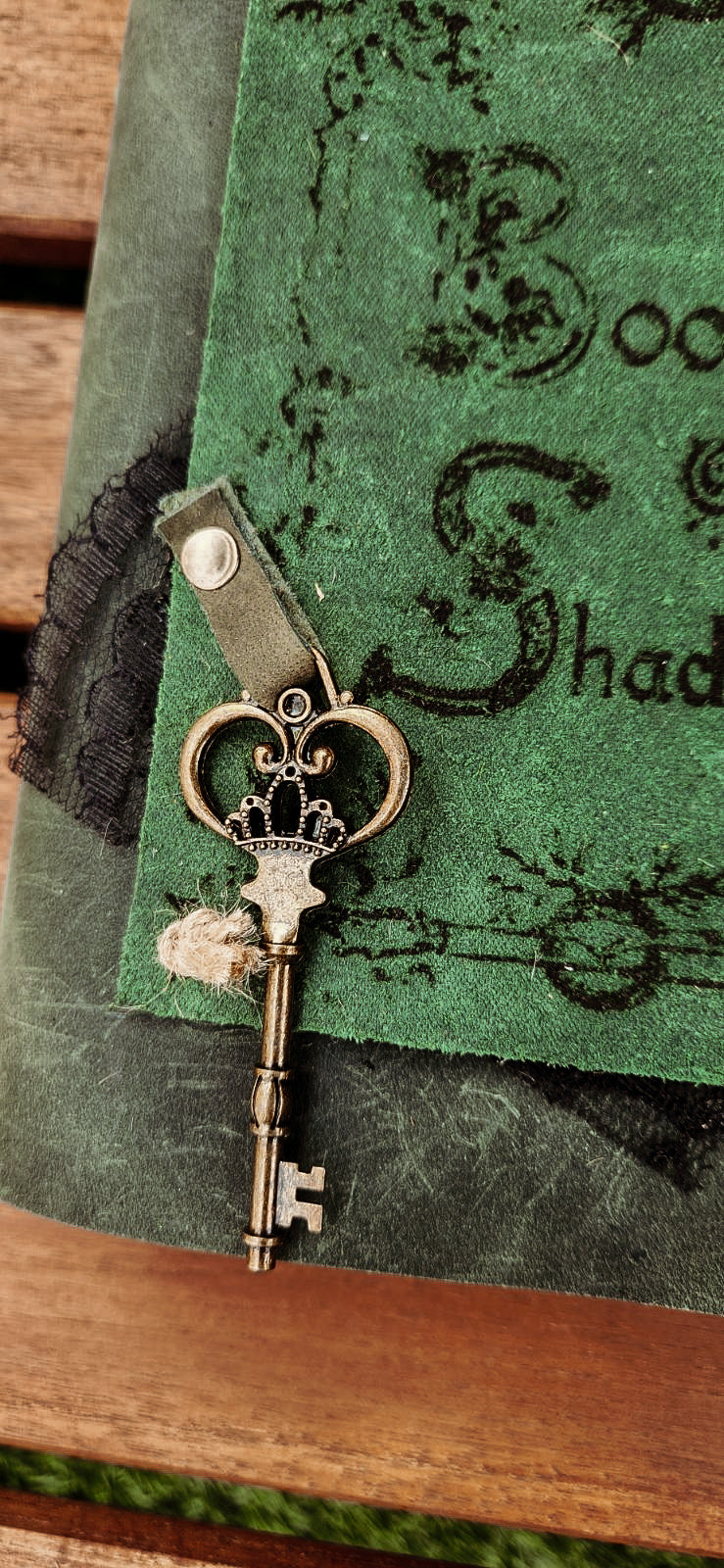 Book of Shadows Grimoire leather journal & sketchbook