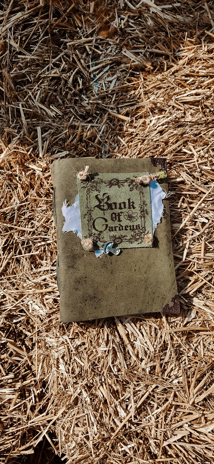 Book of Gardens leather journal