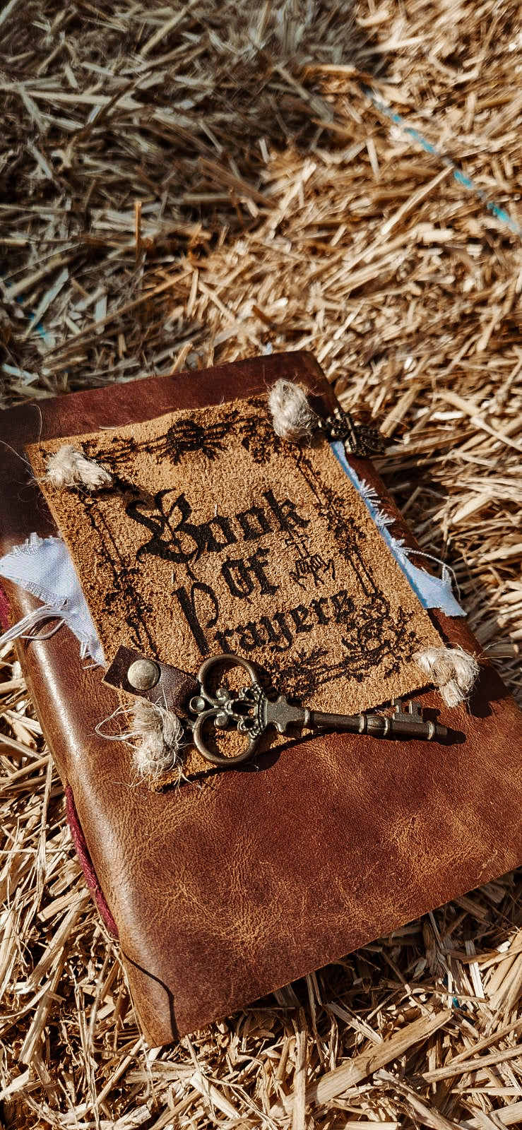 Book of Prayers leather journal & sketchbook