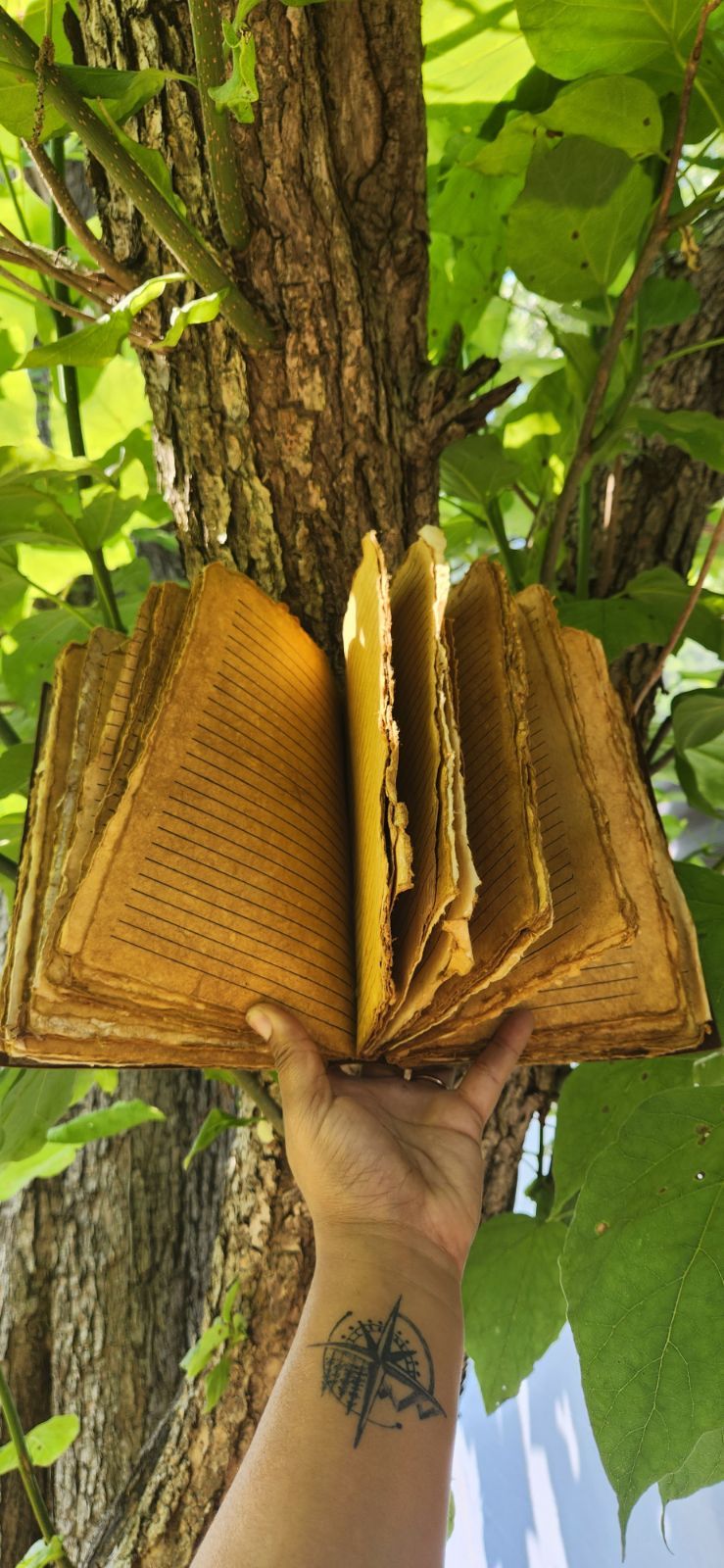 Book of Prayers leather journal