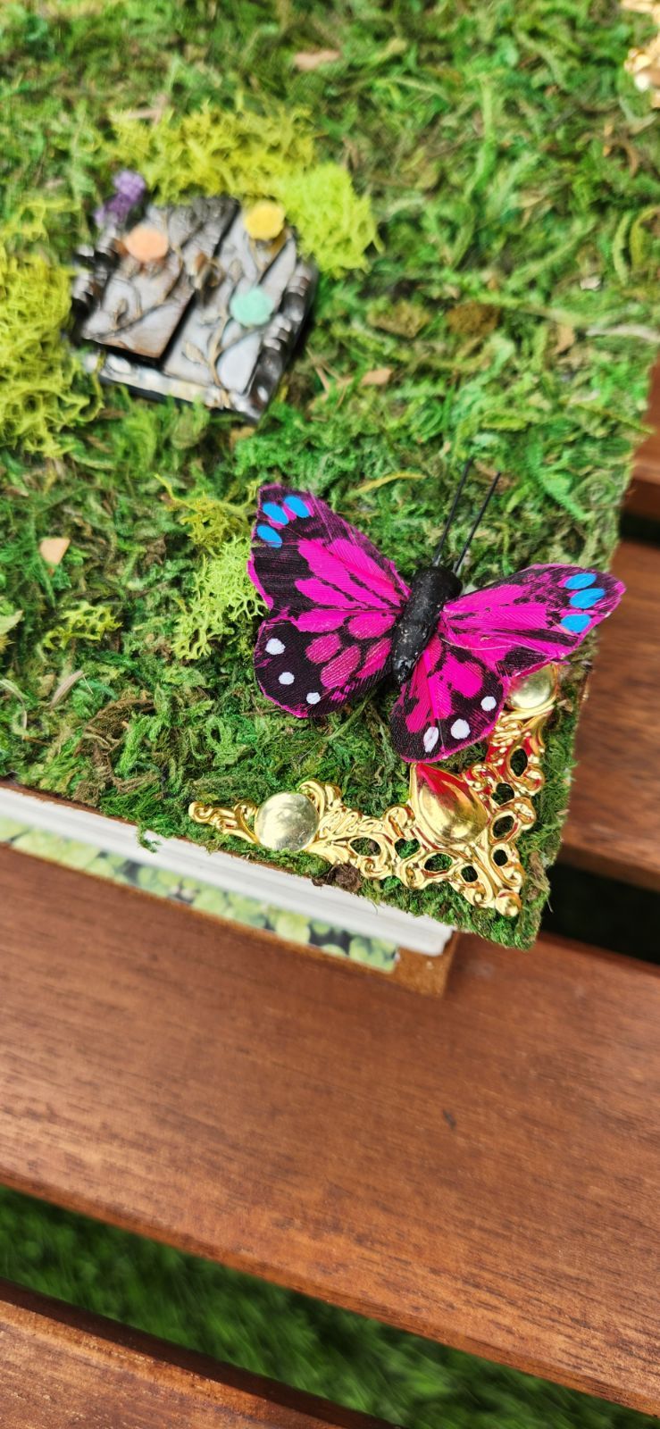 Fairy door leather journal & sketchbook
