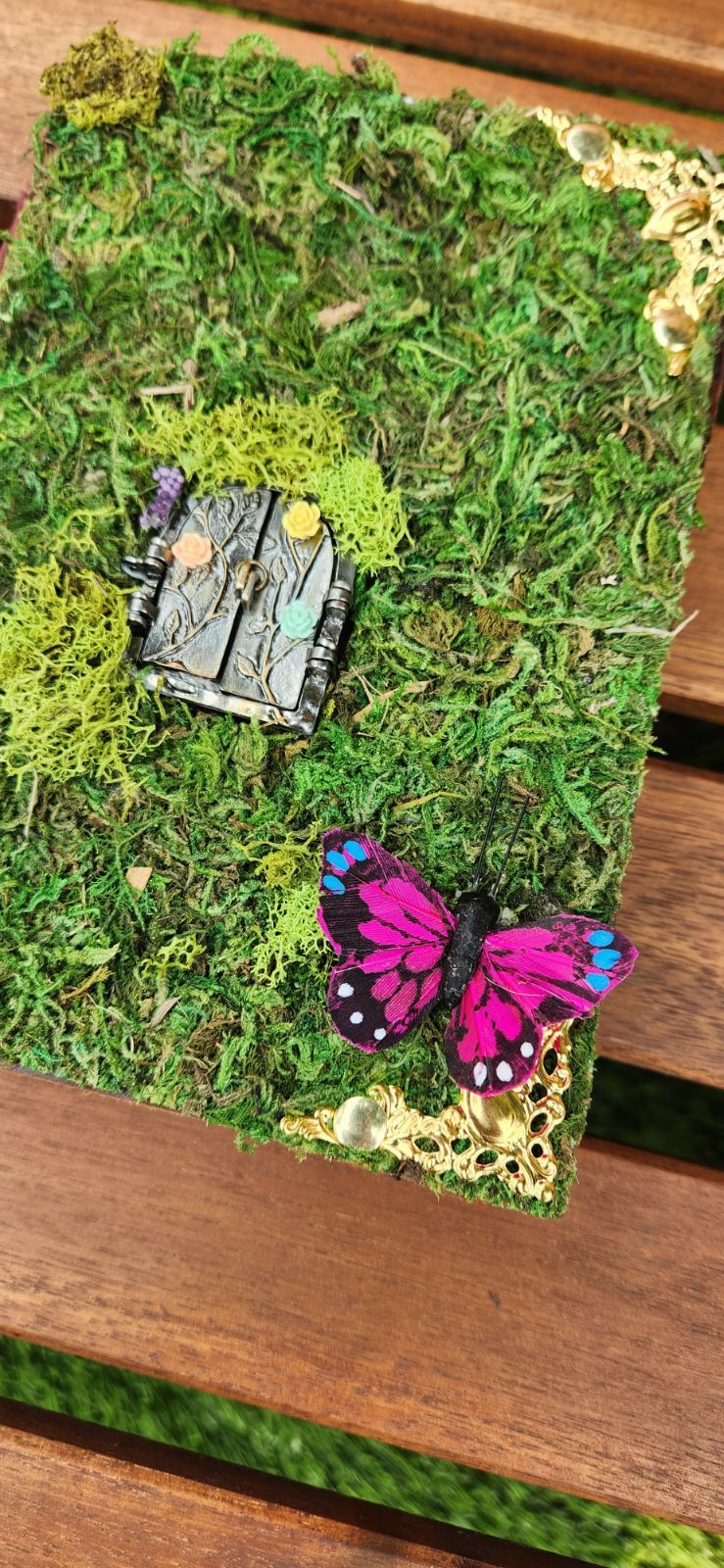 Fairy door leather journal & sketchbook