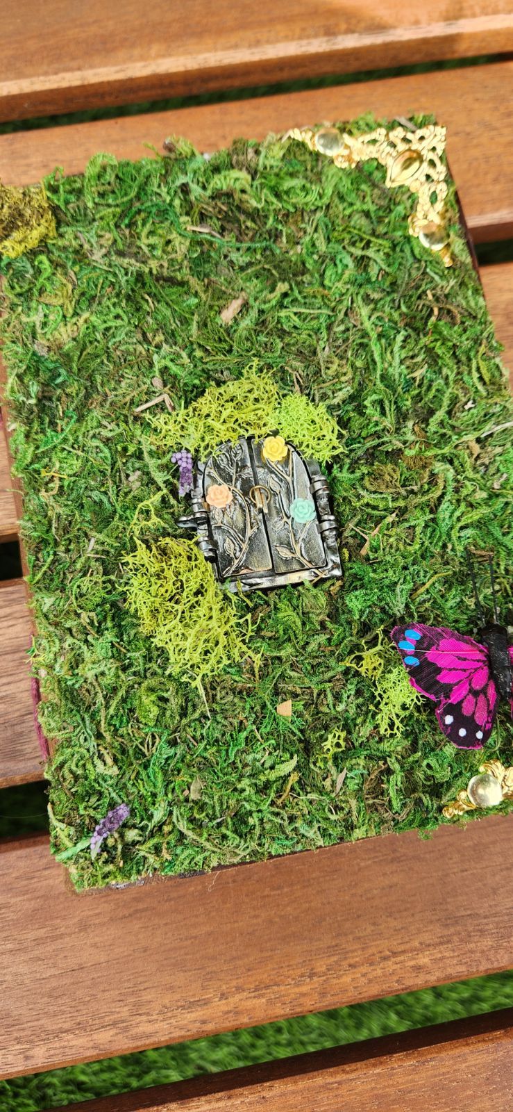 Fairy door leather journal & sketchbook