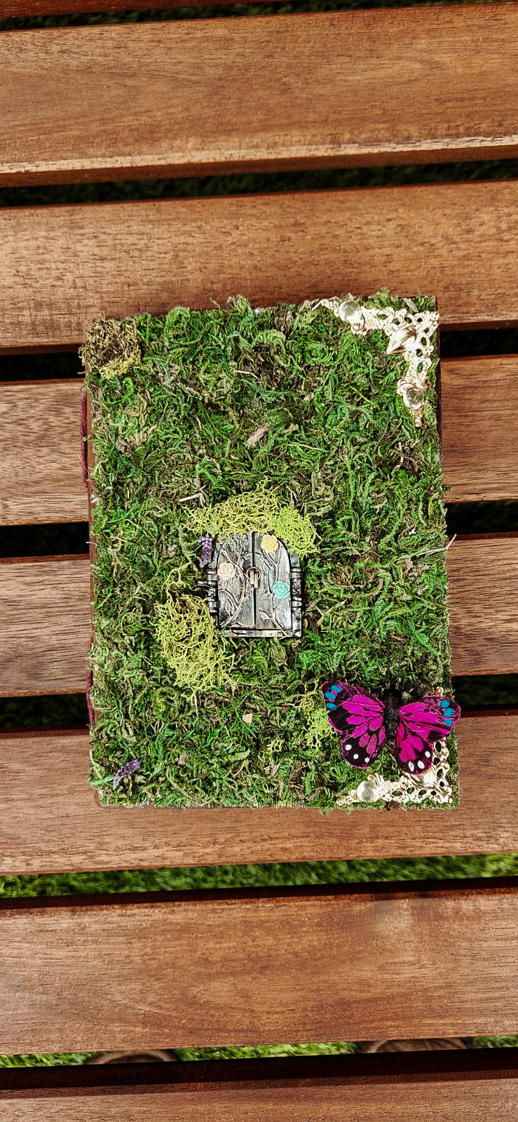 Fairy door leather journal & sketchbook