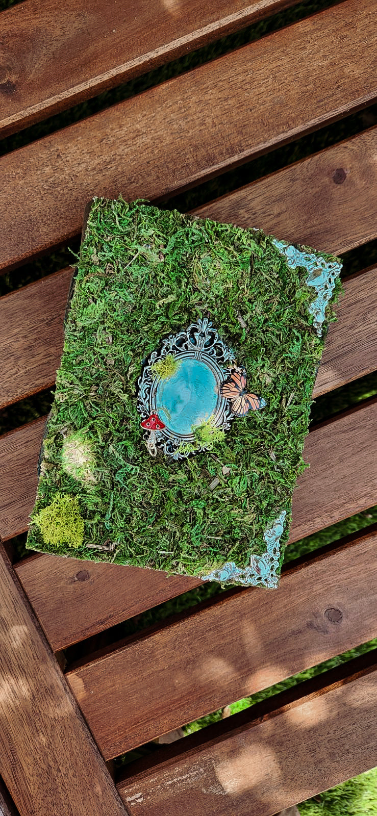 Fairy Mirror leather Journal & sketchbook