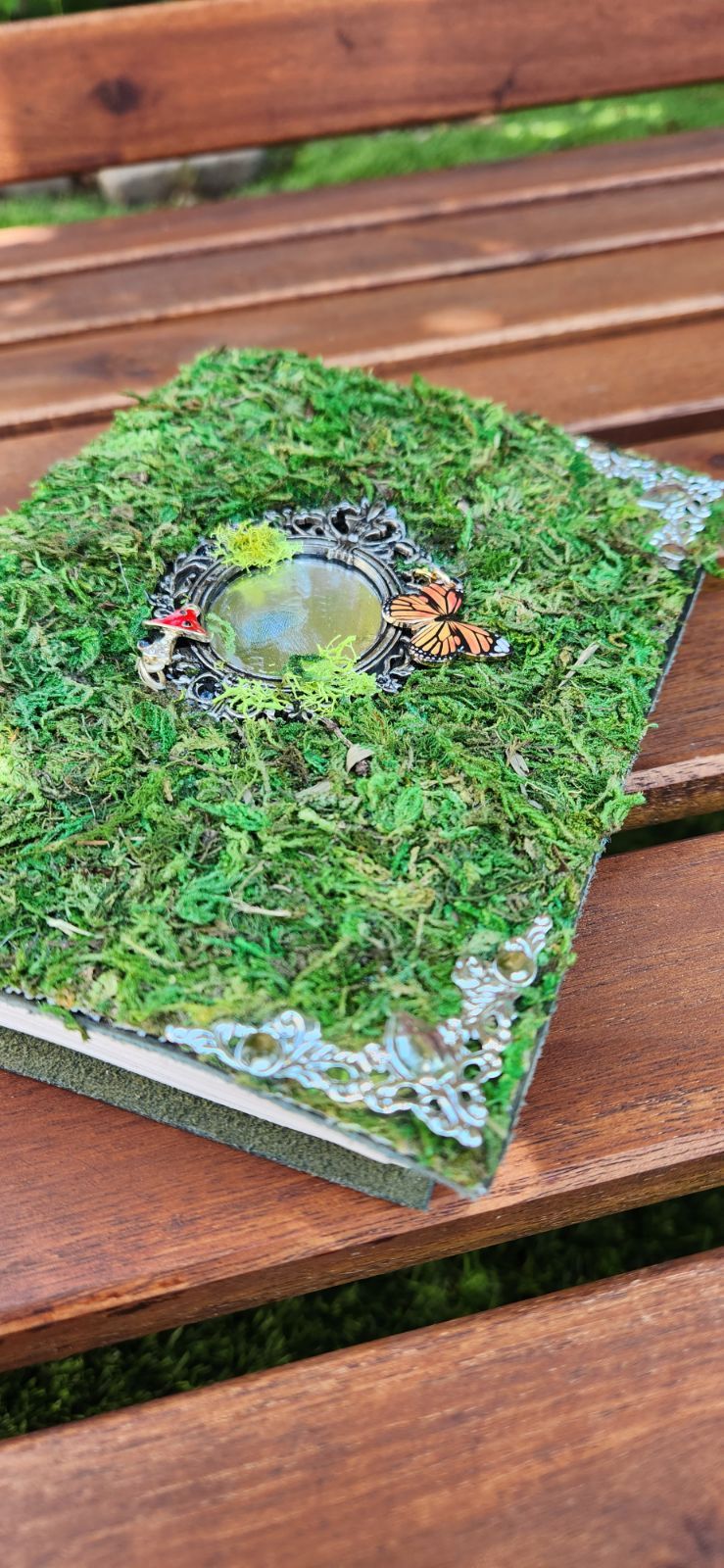 Fairy Mirror leather Journal & sketchbook