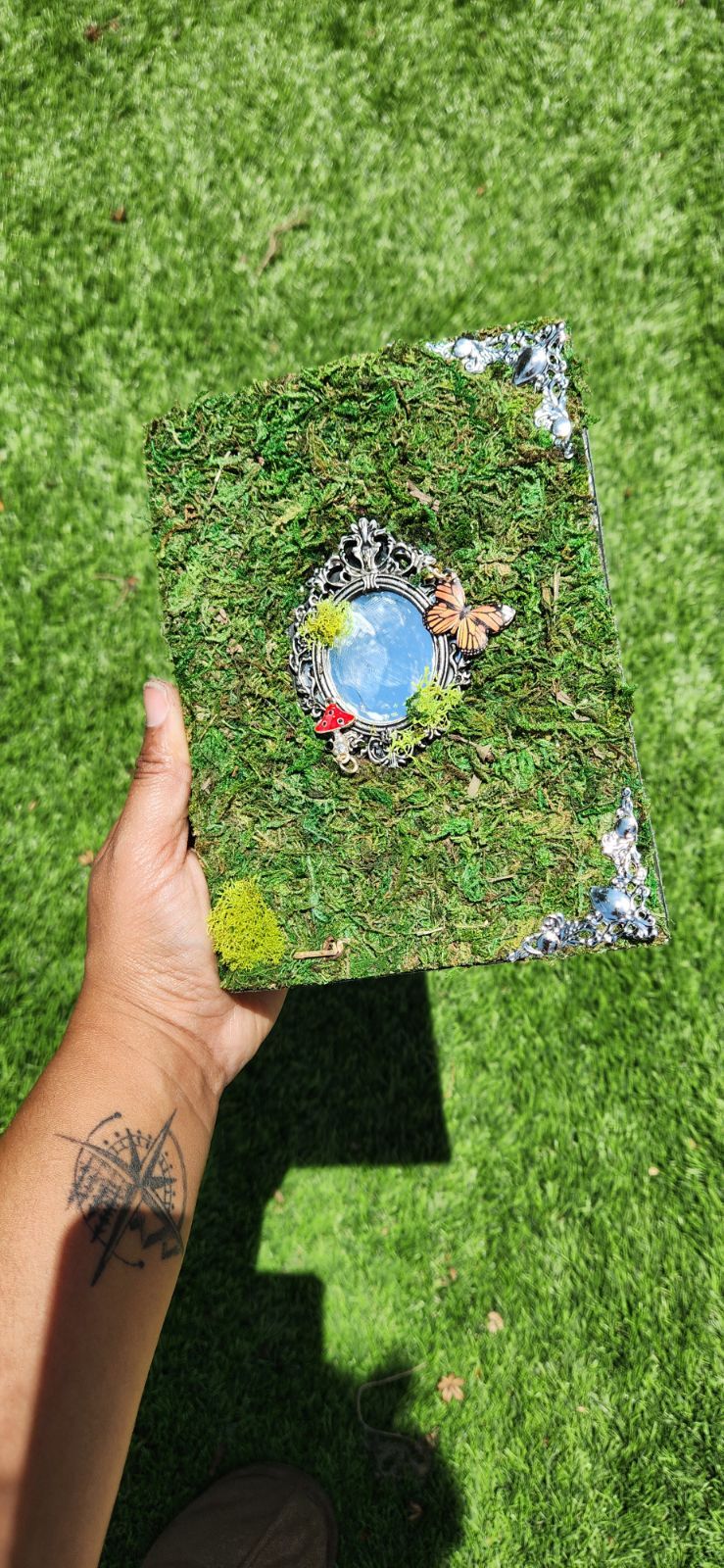 Fairy Mirror leather Journal & sketchbook