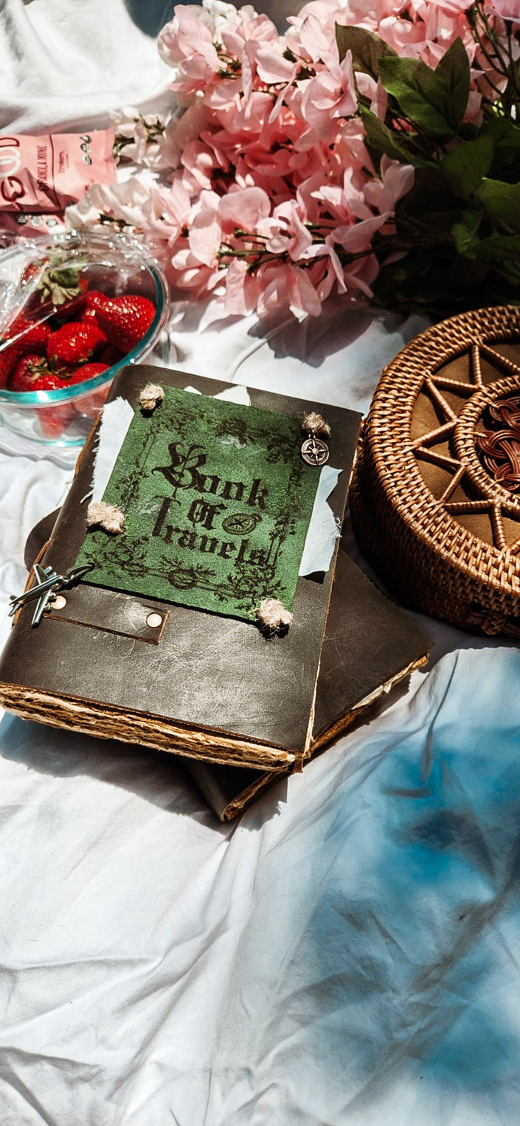 Book of Travels leather journal