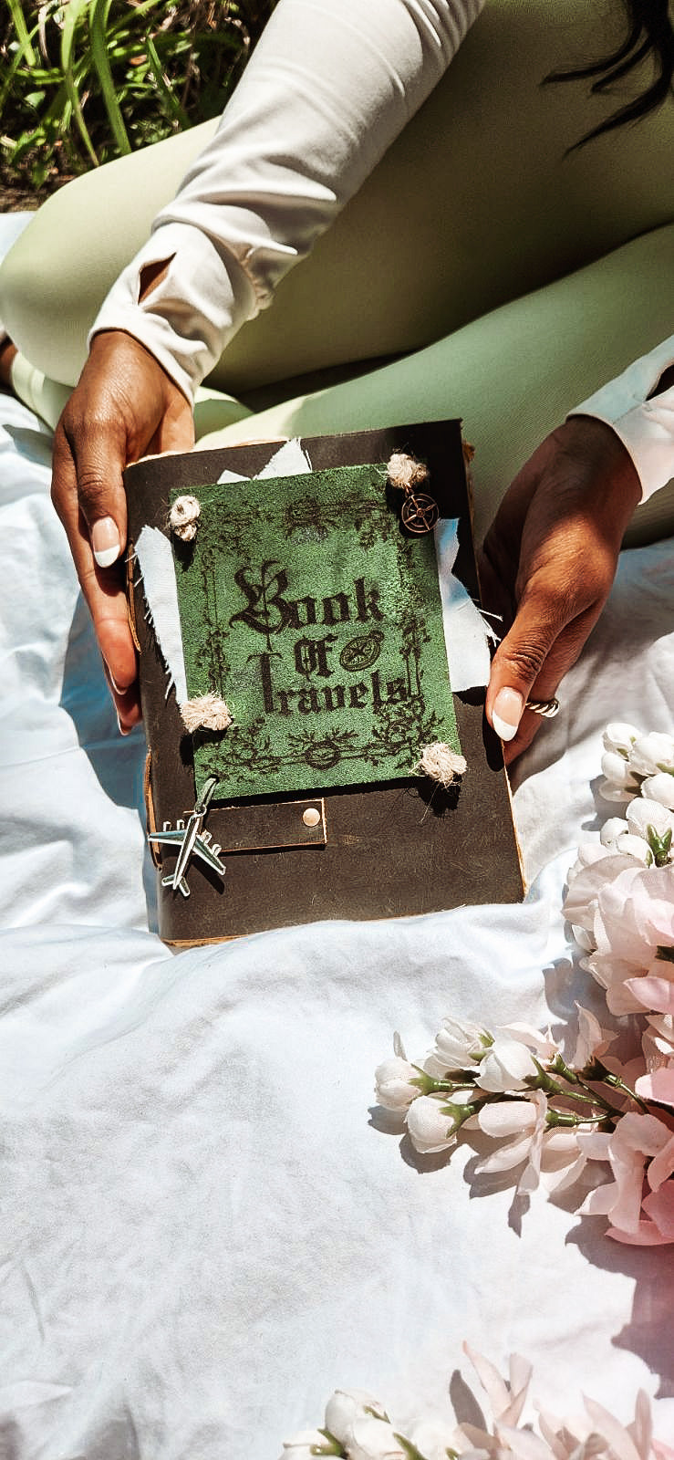 Book of Travels leather journal