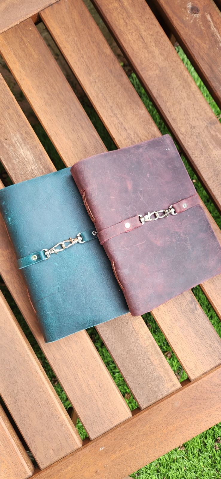 Lobster Claw Leather journal & sketchbook