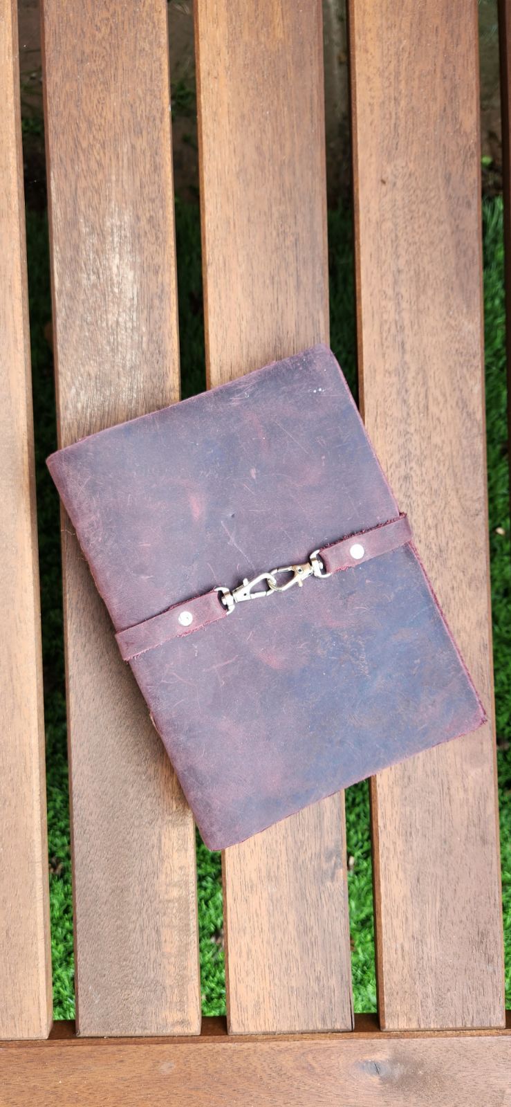 Lobster Claw Leather journal & sketchbook