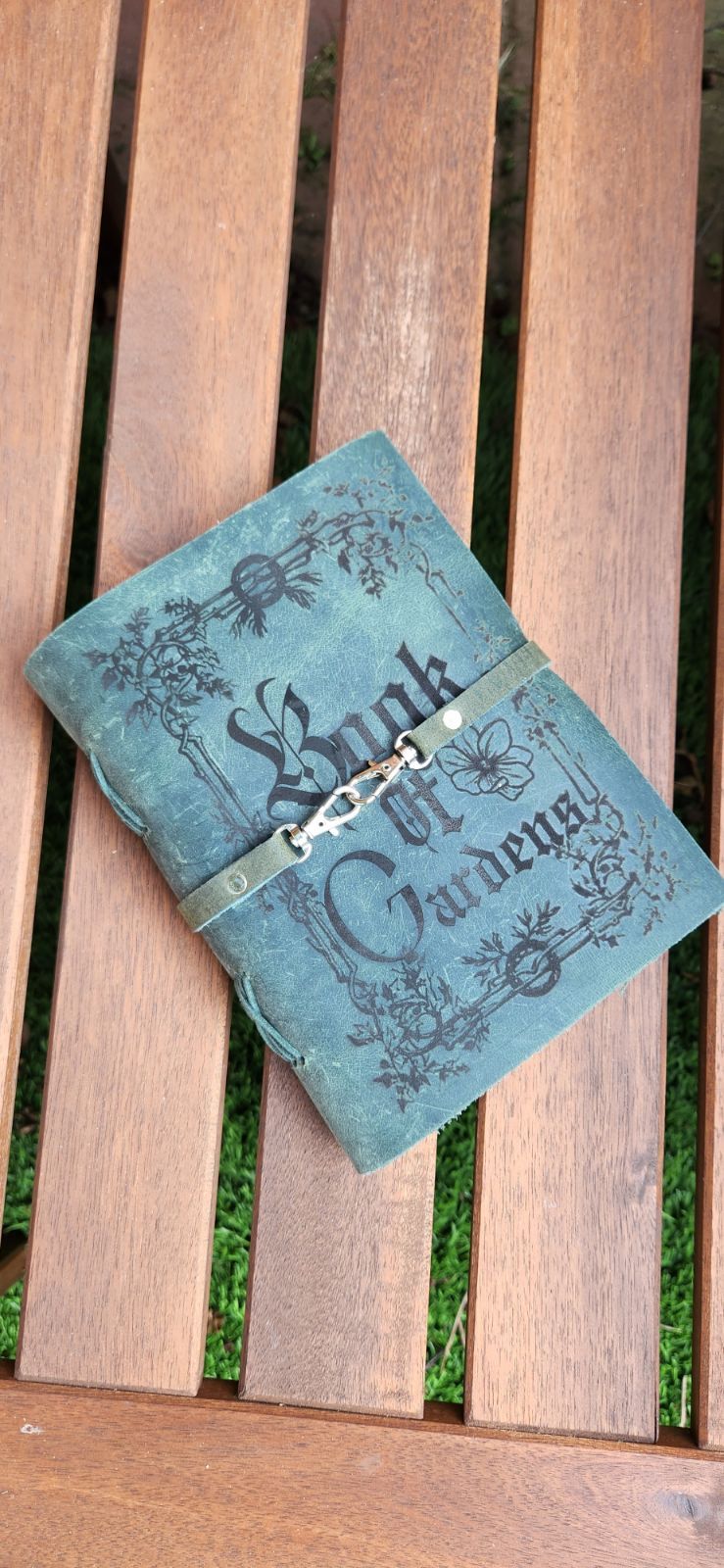 Book of Gardens leather journal & sketchbook
