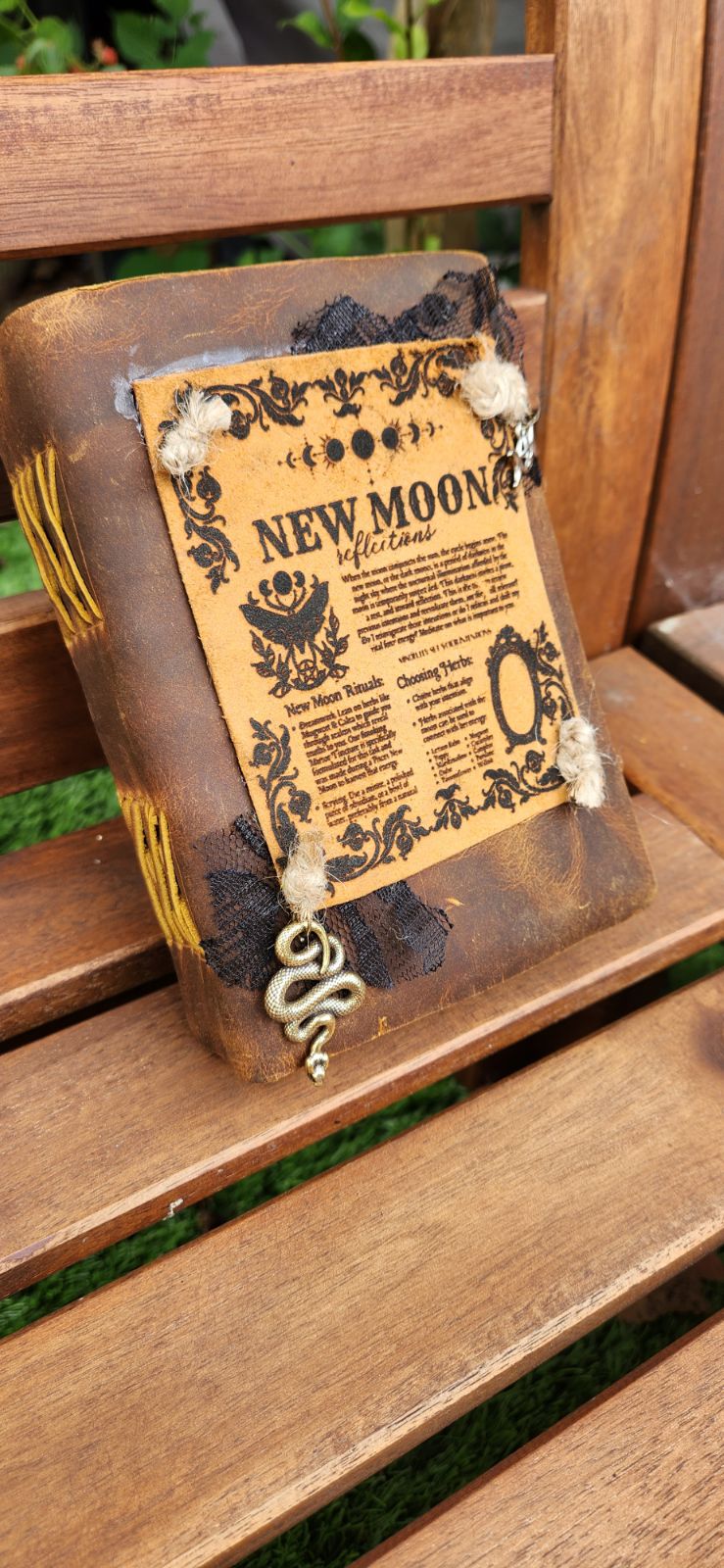 New Moon Leather Journal & sketchbook