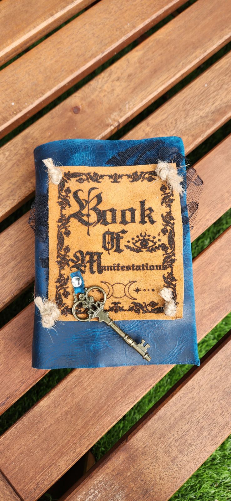 Book of Manifestations leather journal & sketchbook