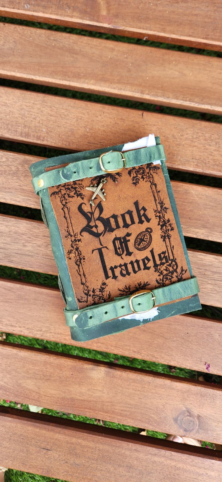 Book of Travels leather Journal