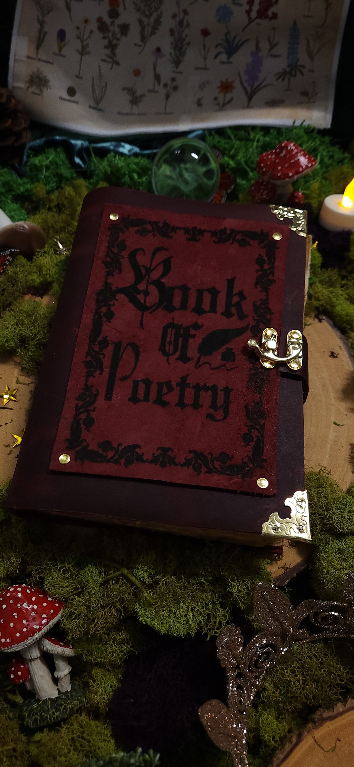 Book of Poetry Leather Journal