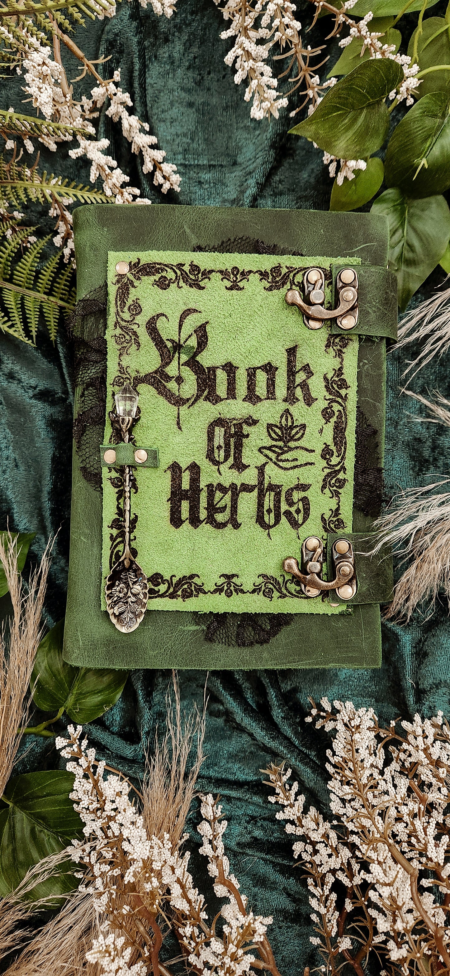 Book of Herbs leather journal & sketchbook