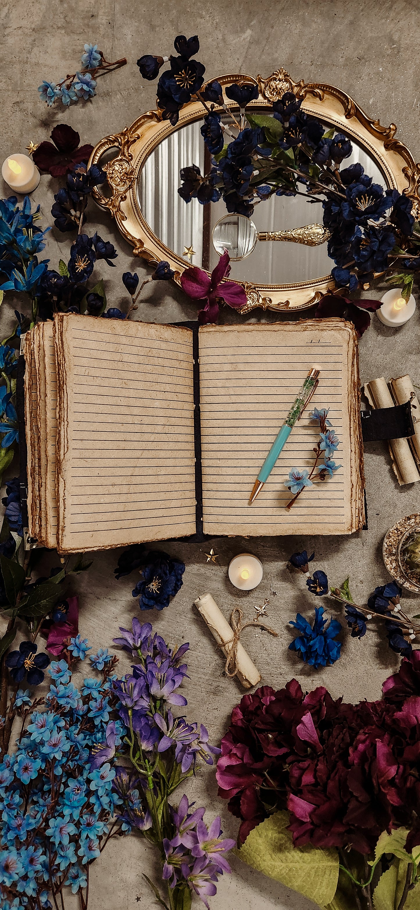 Bible study leather journal