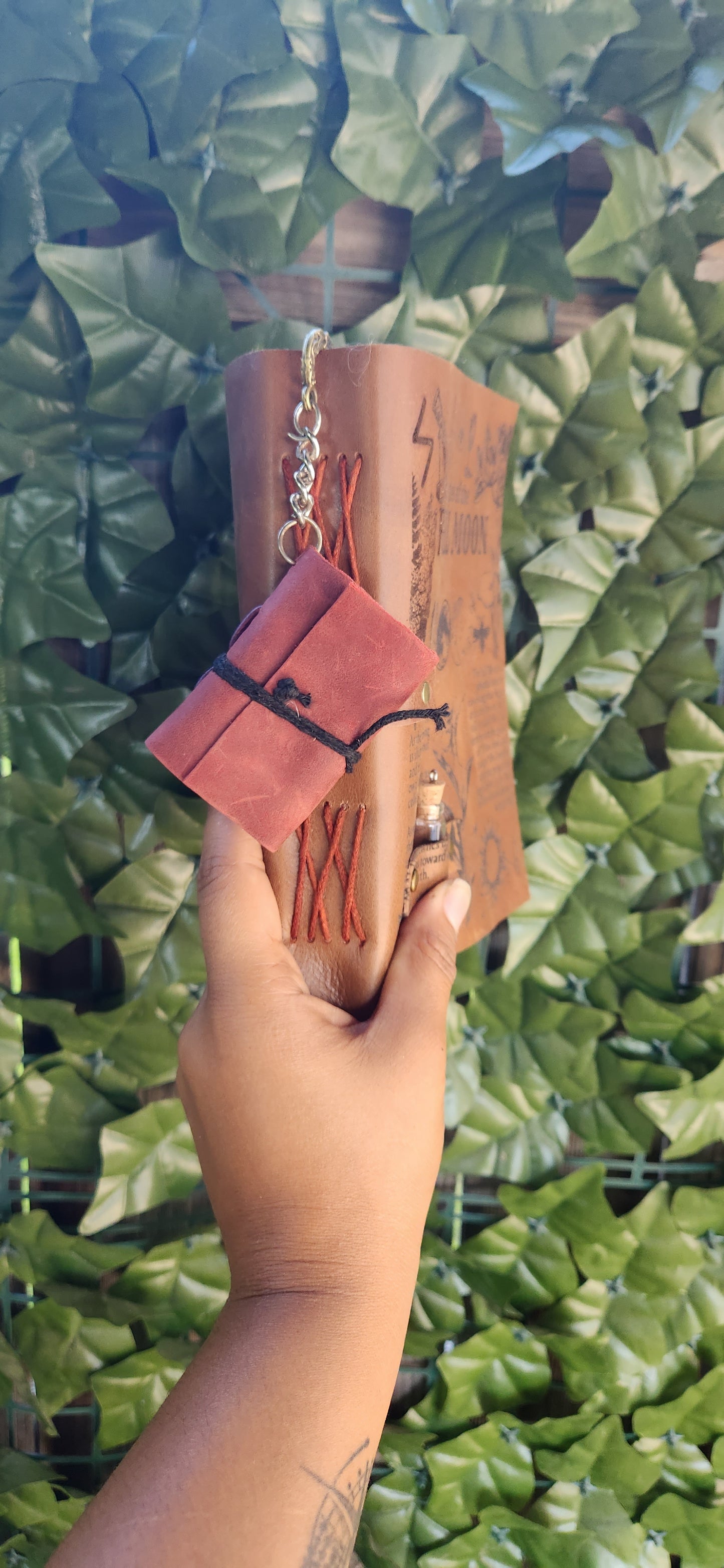 Mini leather Journal Bookmark