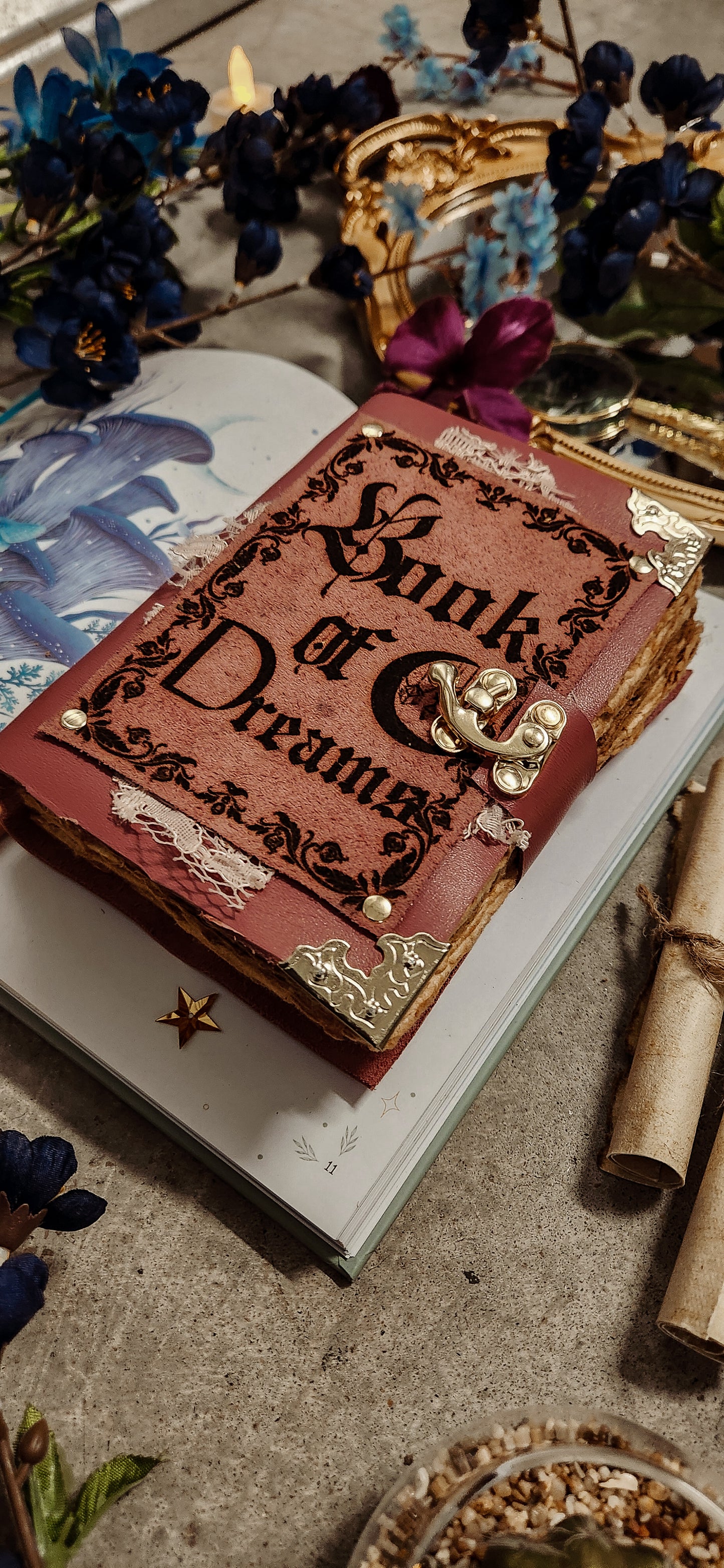 4x6 book of dreams leather journal