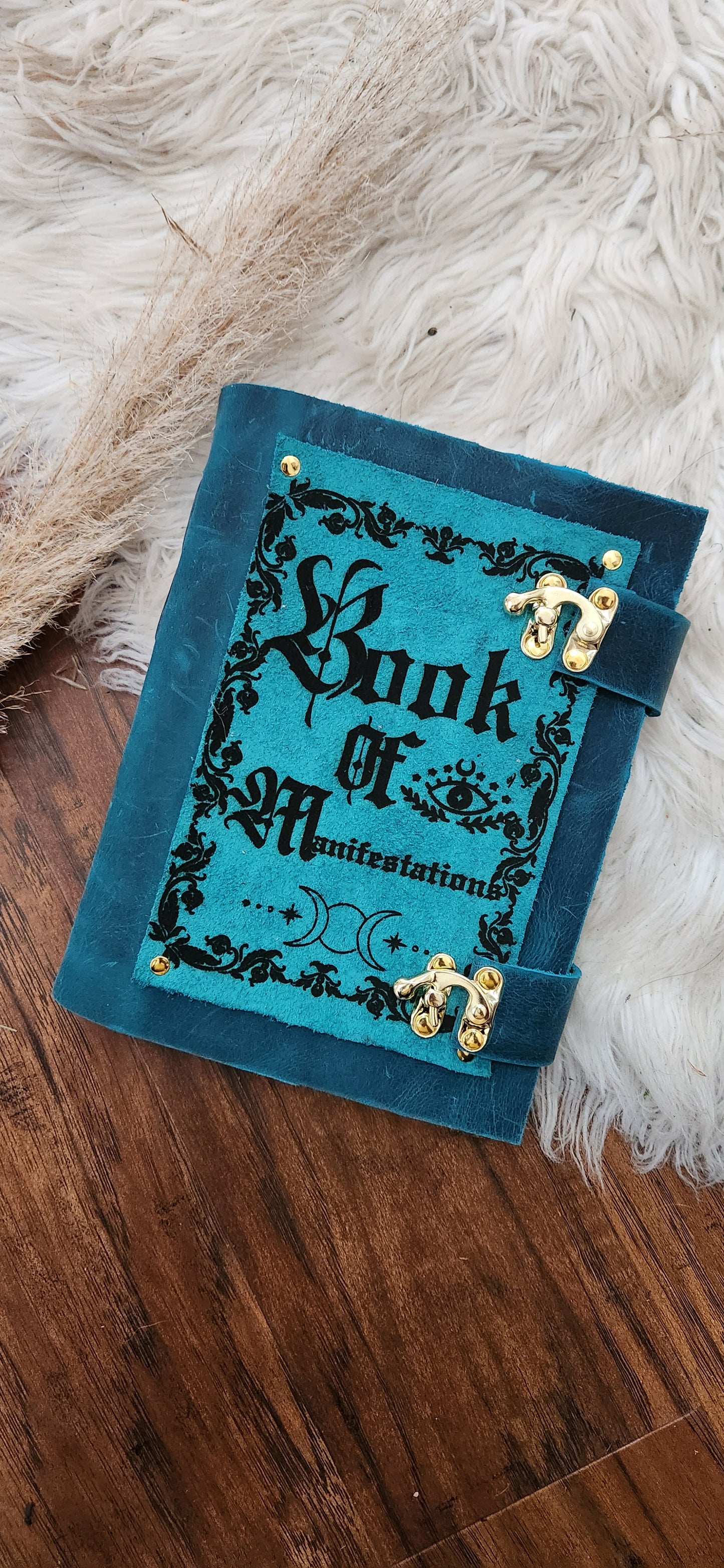 Book of Manifestations Leather Journal & sketchbook double latch