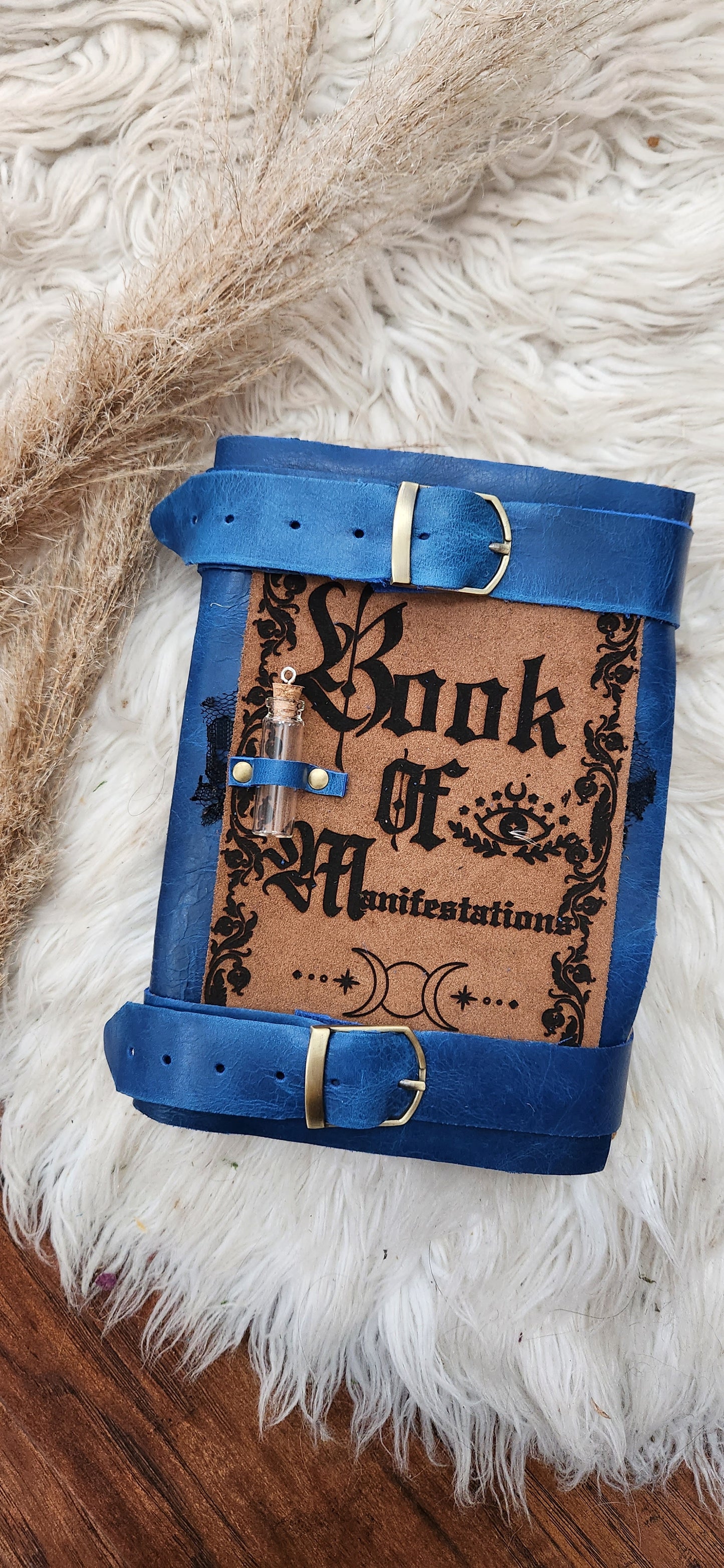 Book of manifestations leather journal & sketchbook
