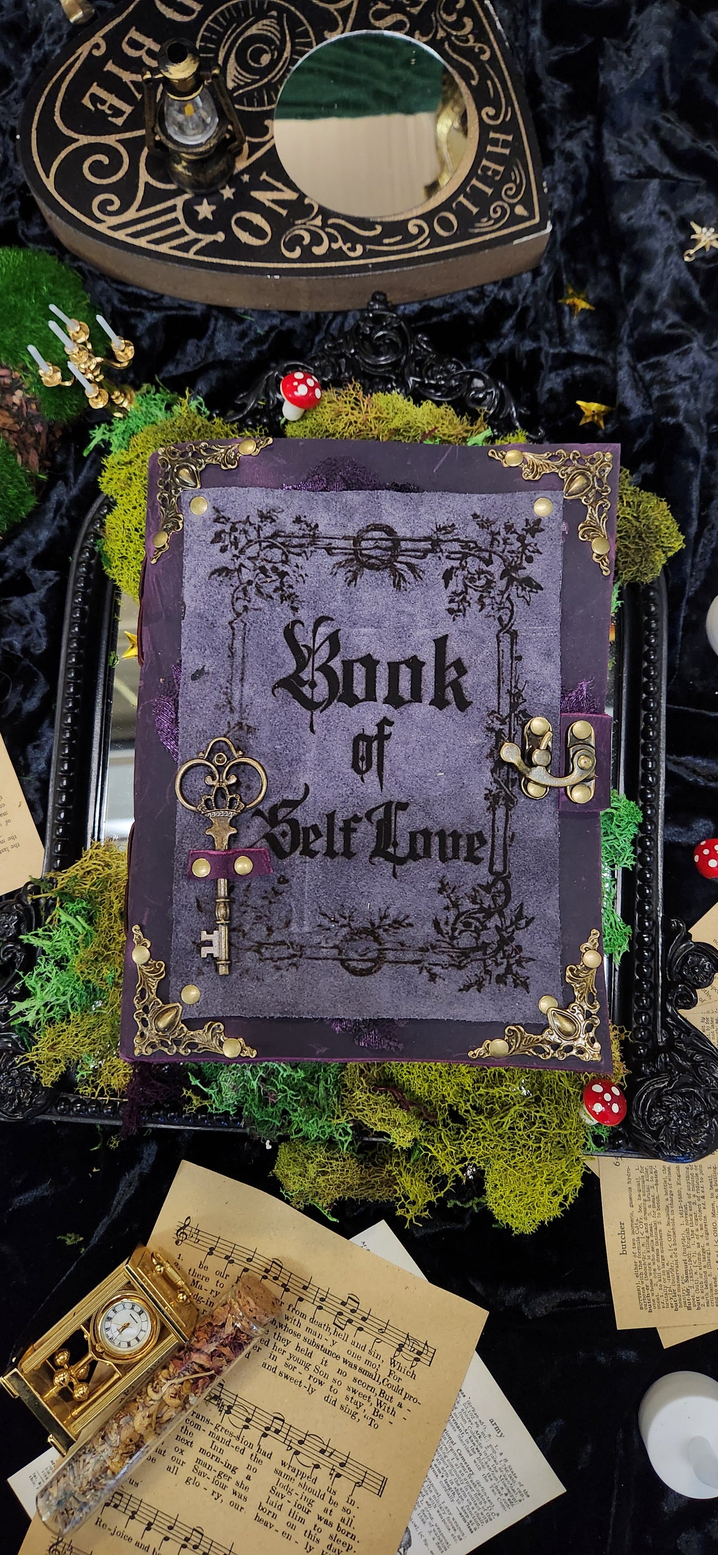 Book of self love leather journal