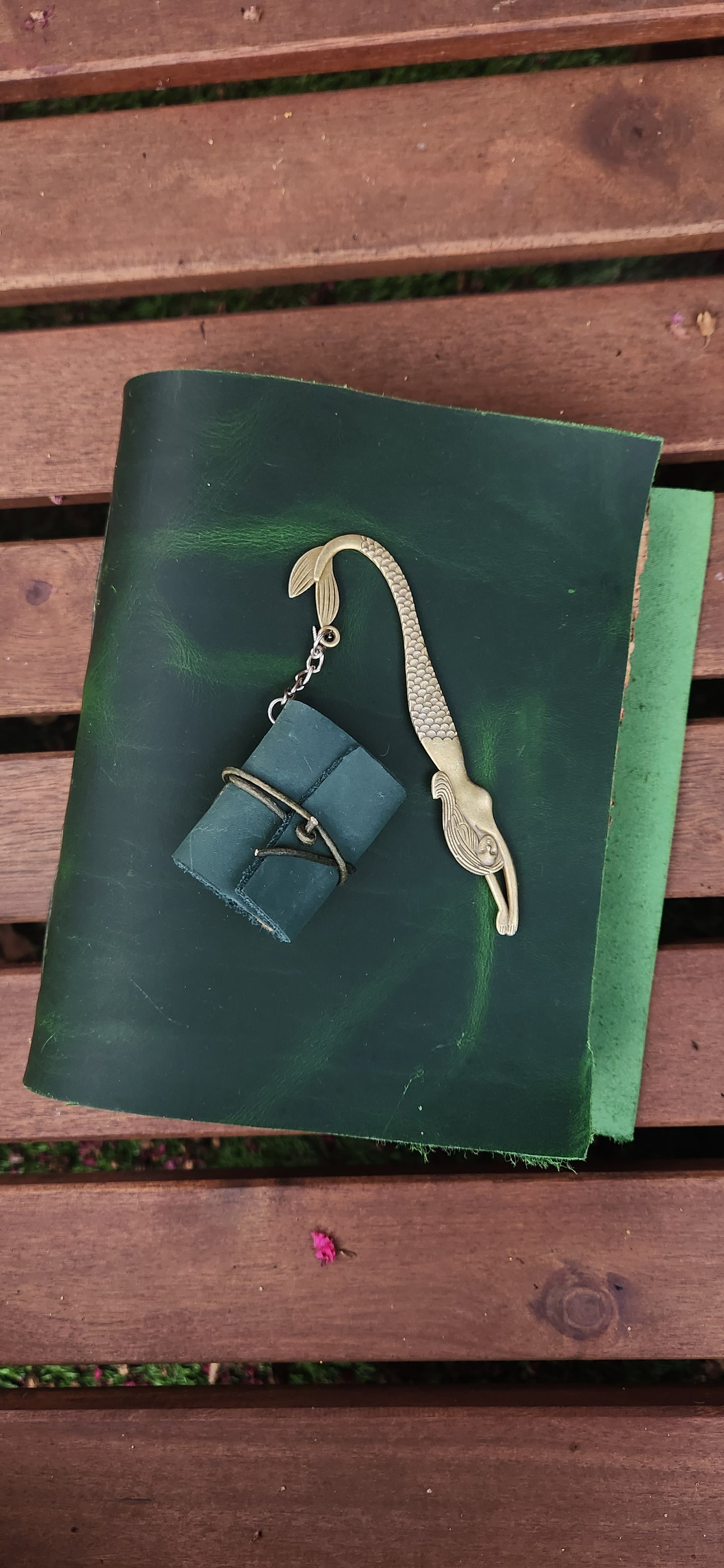 Mini leather Journal Bookmark